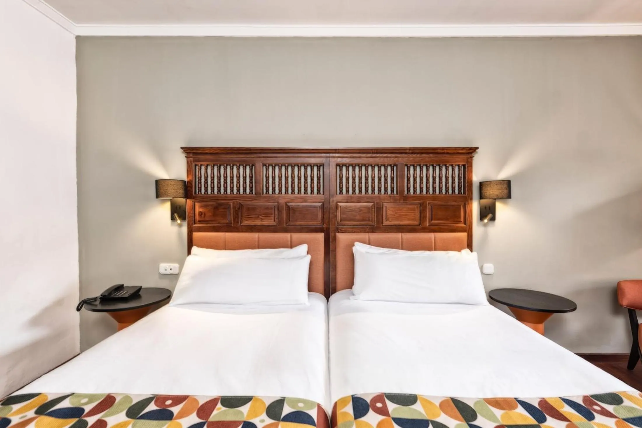 Bed in Parador de La Palma