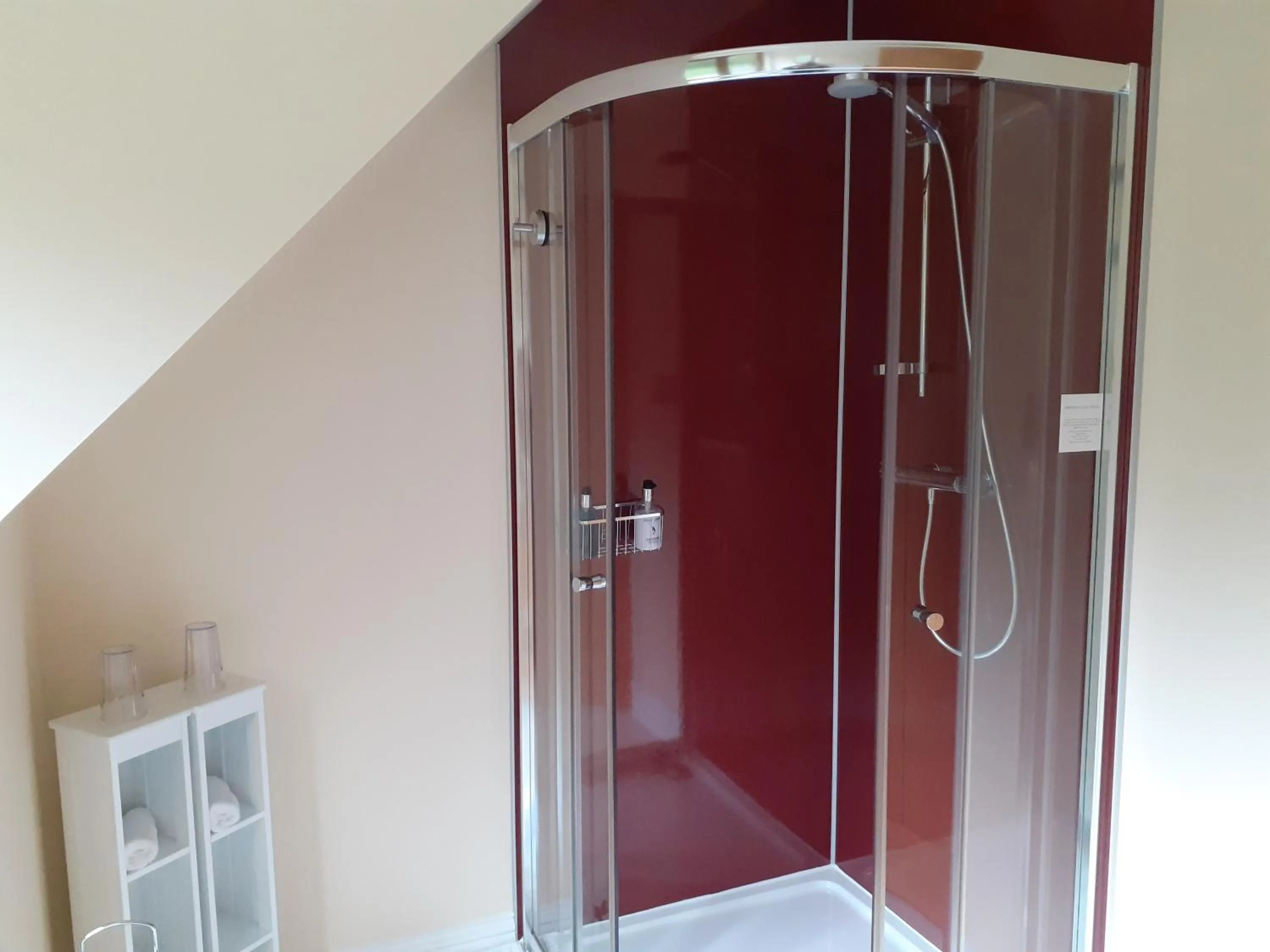 Shower in Beechwood Cottage B&B