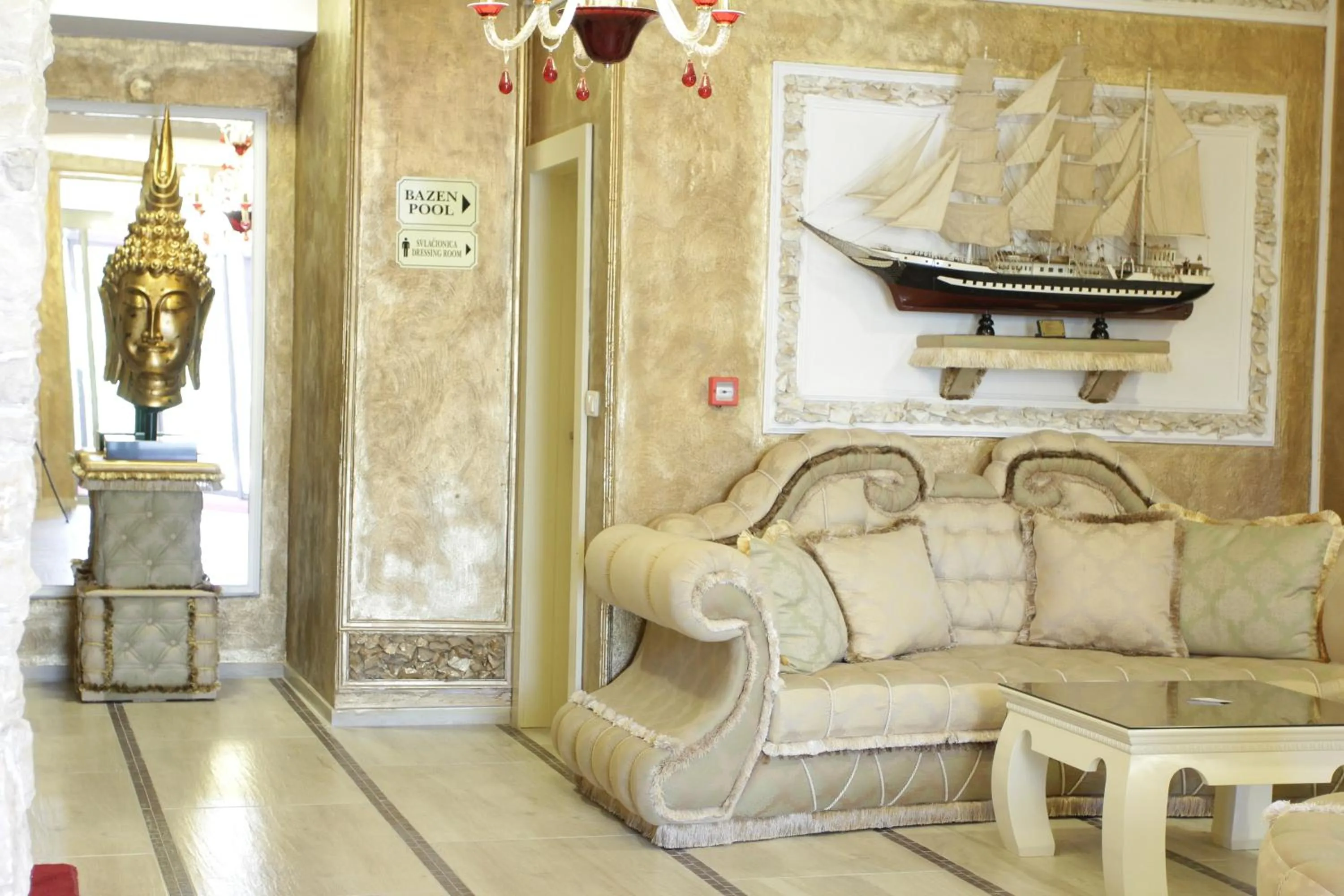 Lobby or reception in Bali Colosseum Hotel