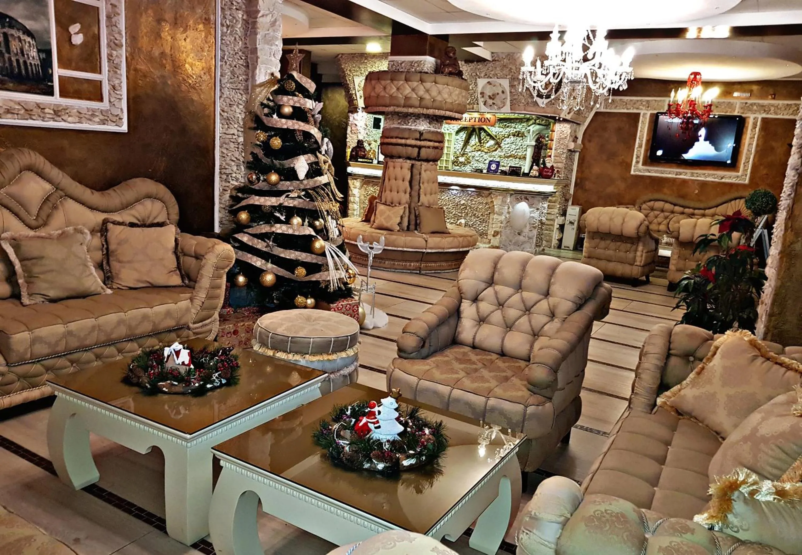 Lobby or reception in Bali Colosseum Hotel