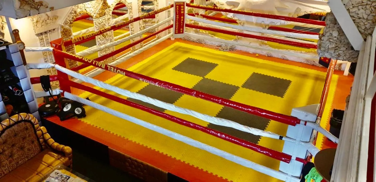 Bed in Bali Colosseum Hotel