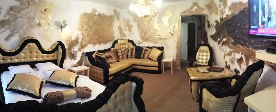 Bed in Bali Colosseum Hotel