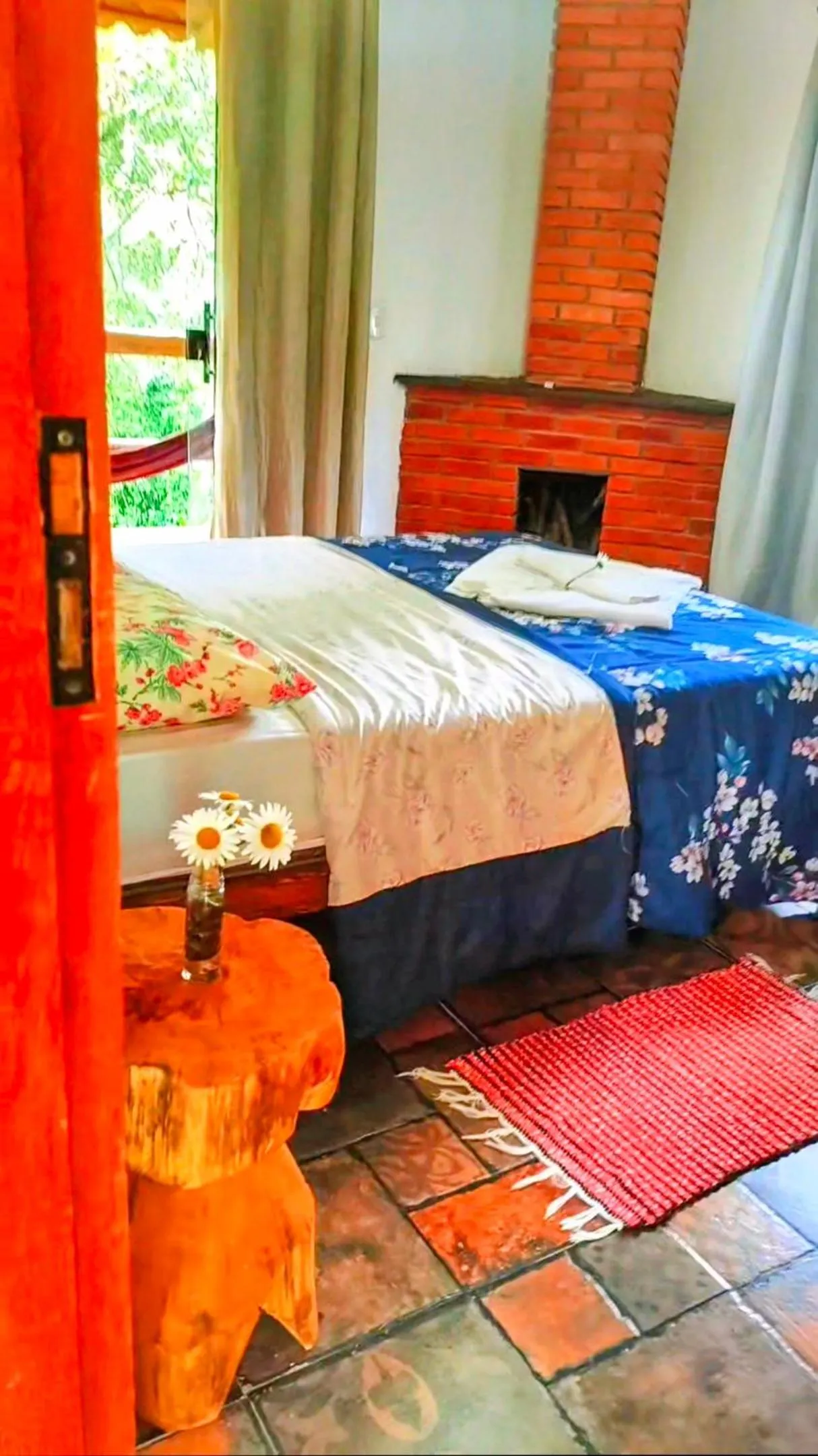 Bed in Pousada Bella Ana