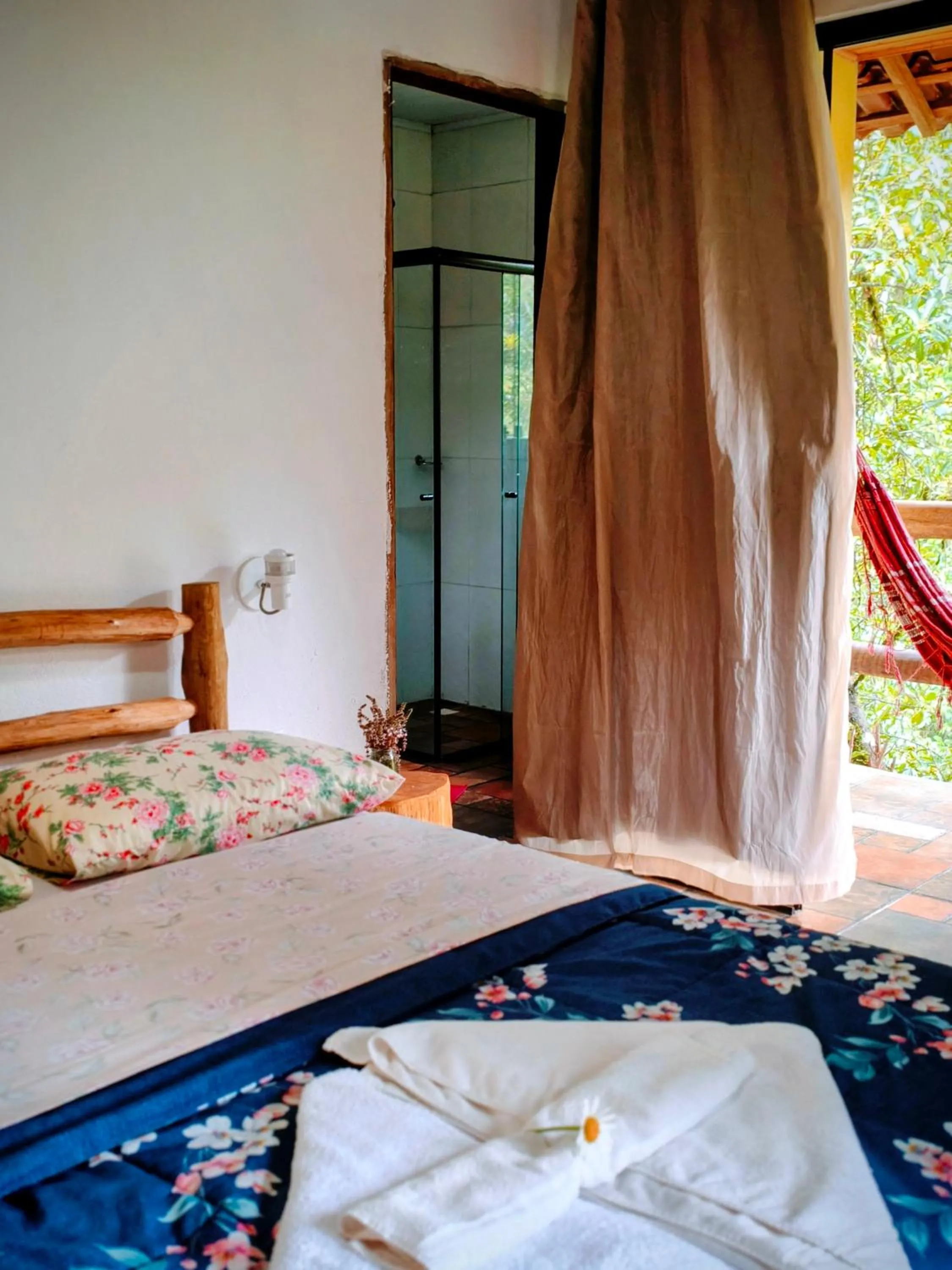 Bed in Pousada Bella Ana