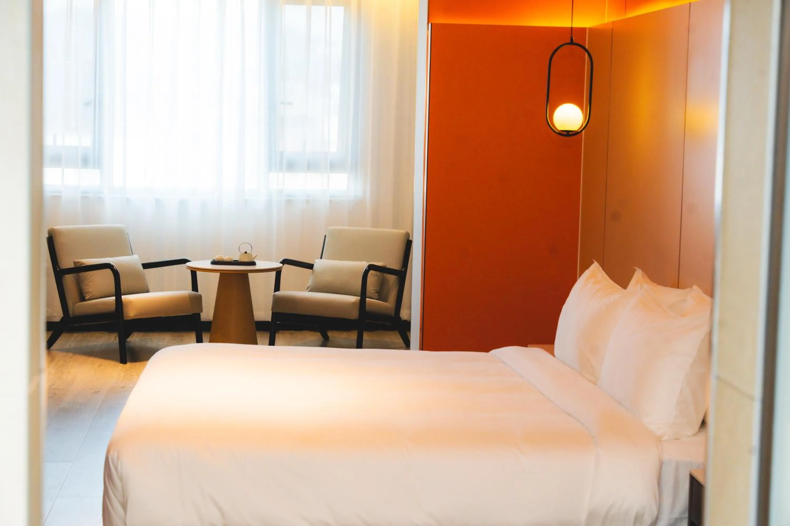 Bed in Jiuding Joy Hotel