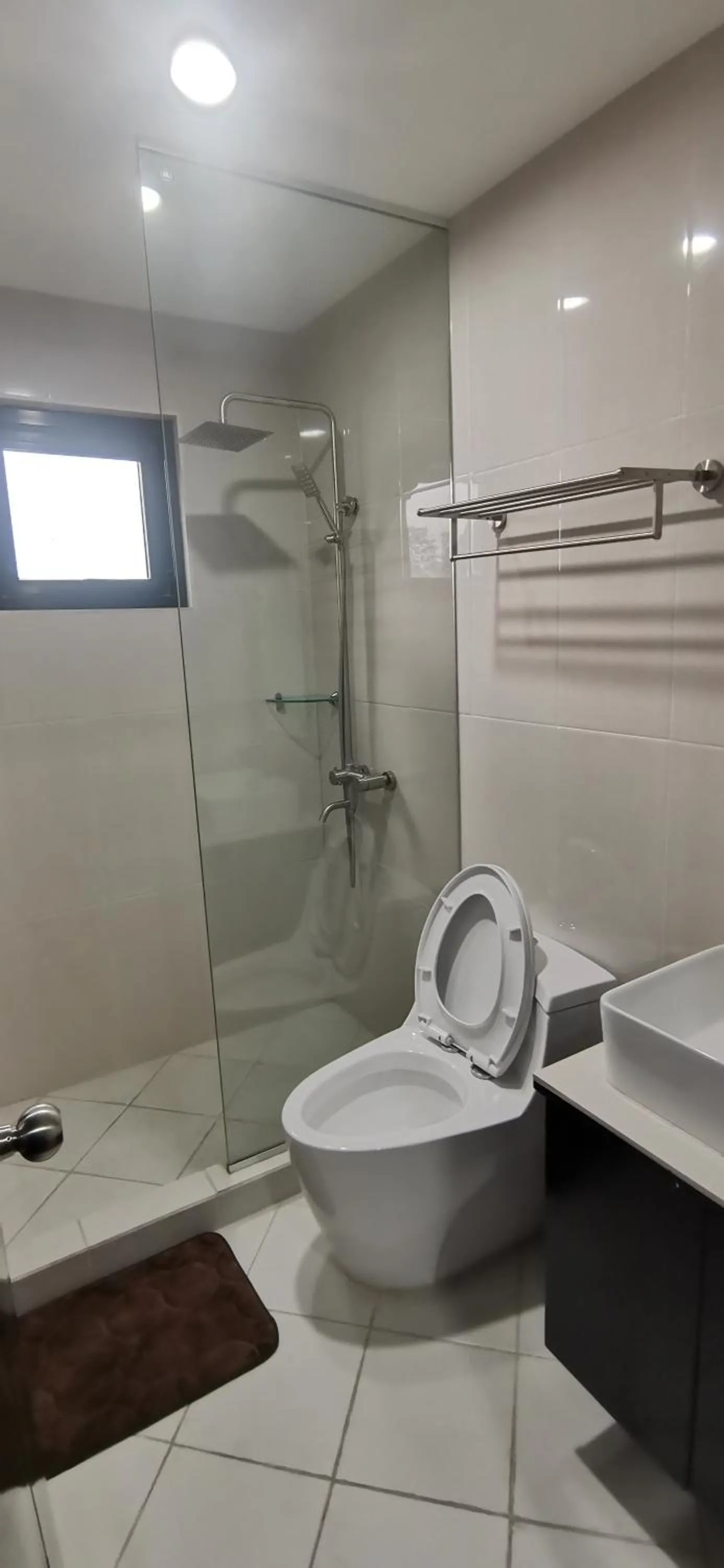 Bathroom in Palette in Angeles Pampanga near Clark International Airport Formerly Boss Hotel