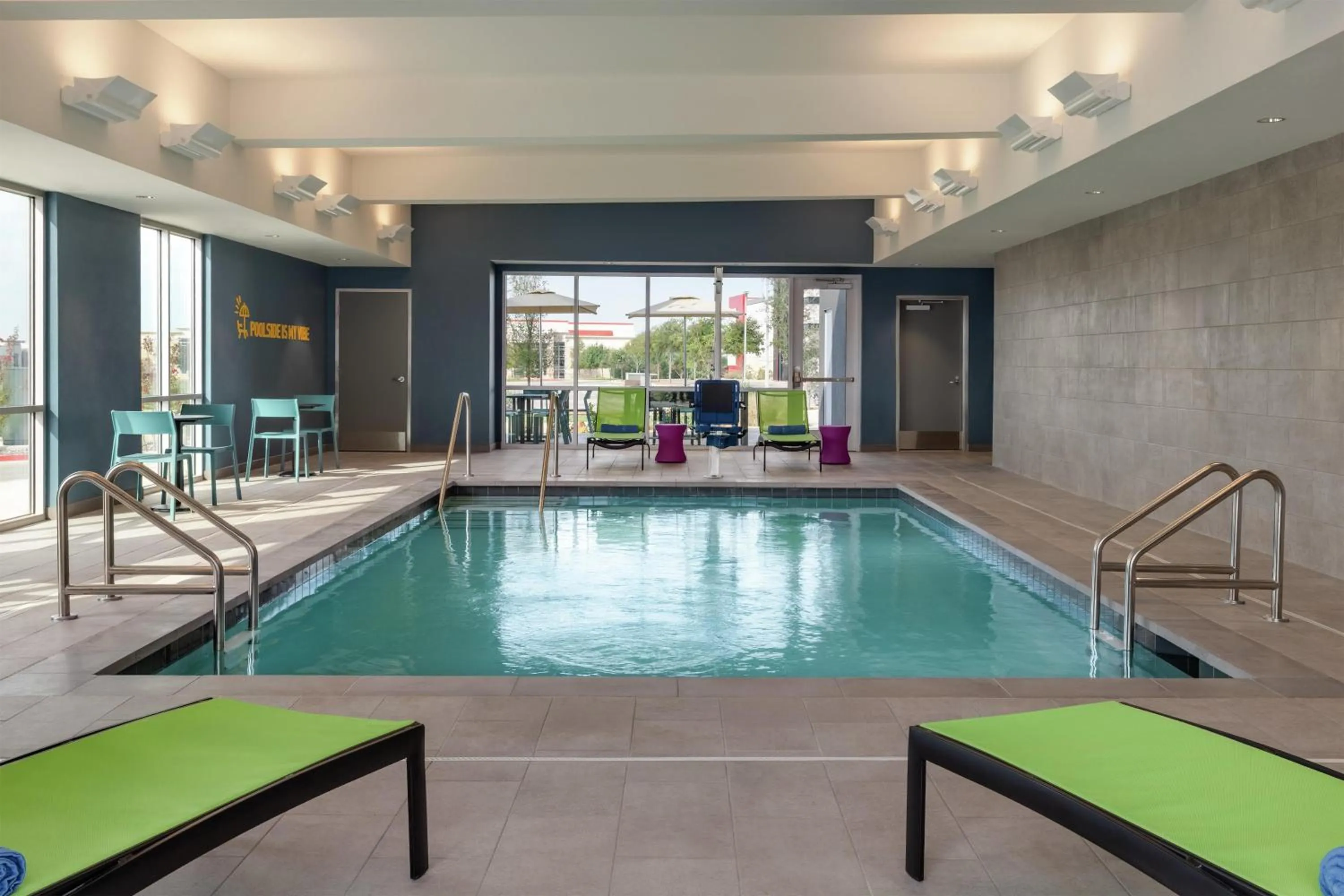 Pool view in Home2 Suites By Hilton Denton