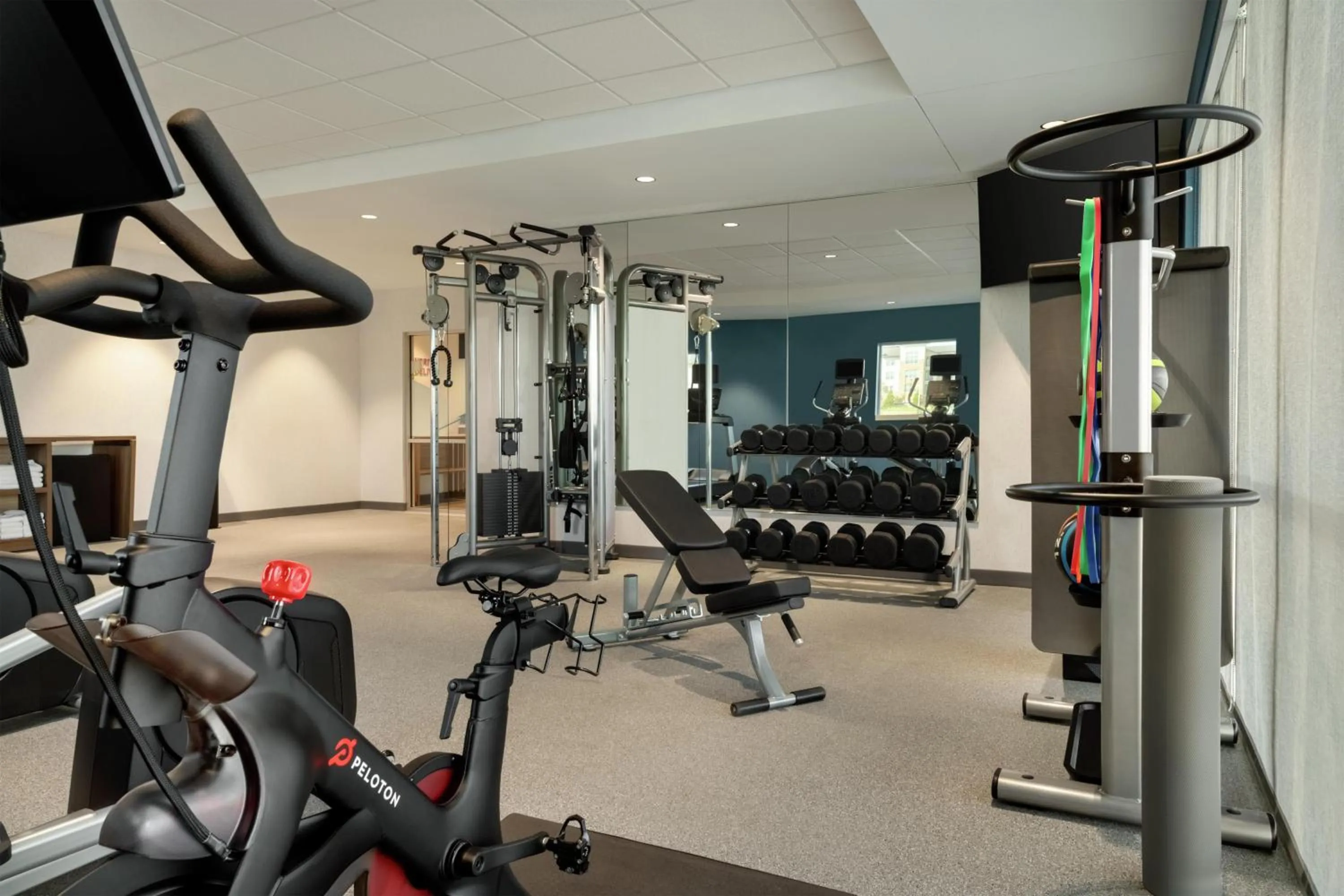 Fitness centre/facilities in Home2 Suites By Hilton Denton