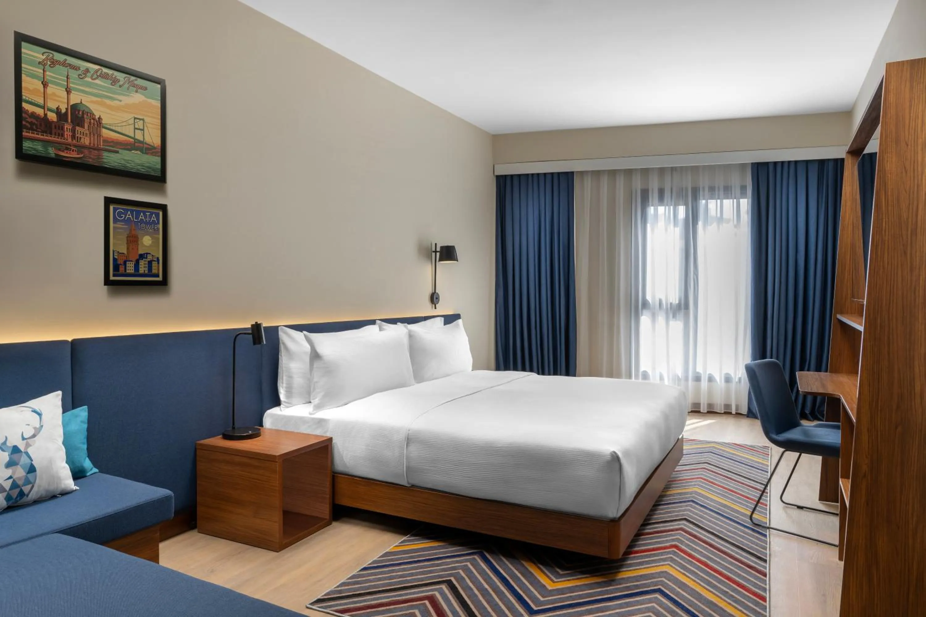 Bed in Hampton By Hilton Istanbul Sisli