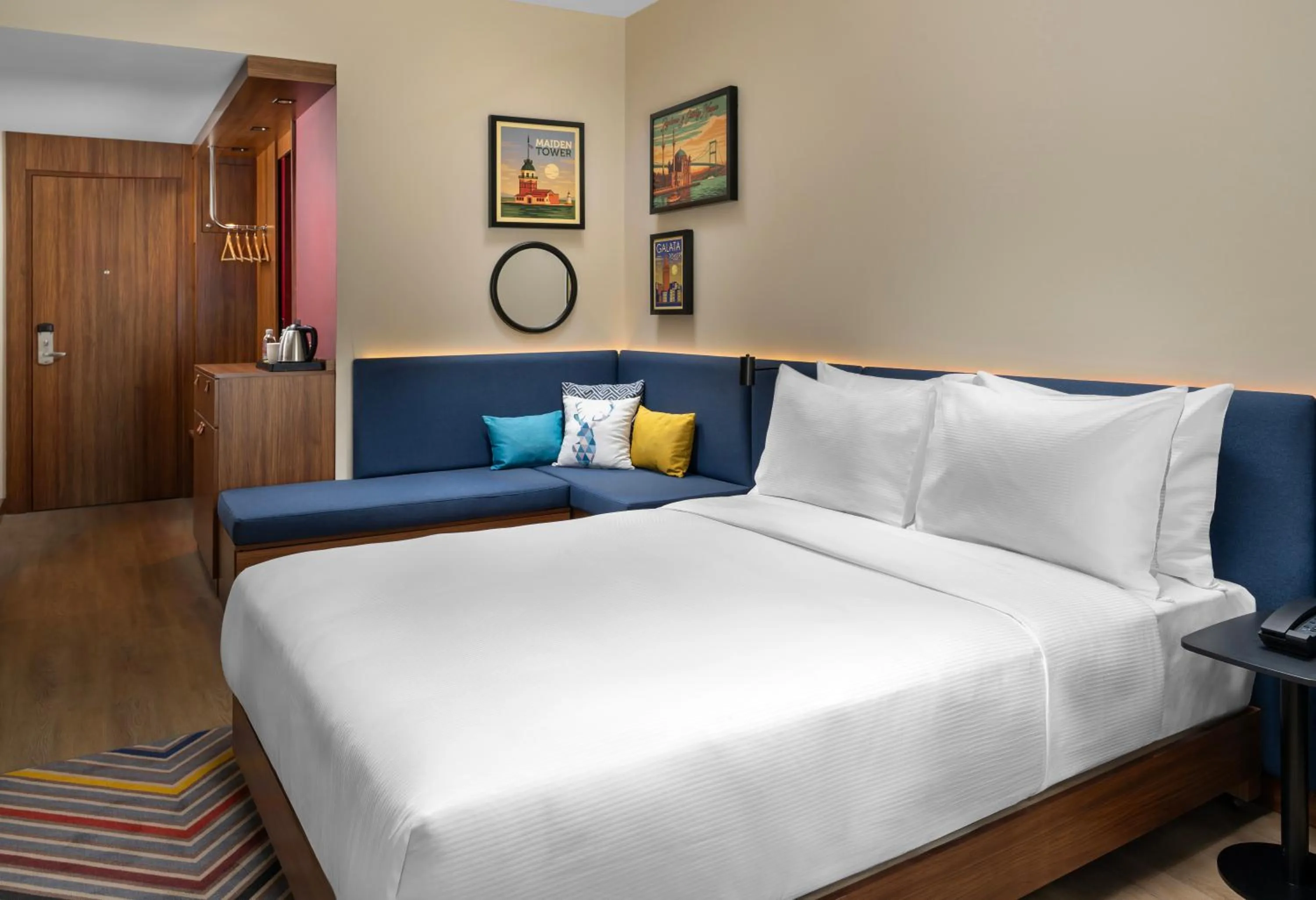 Bed in Hampton By Hilton Istanbul Sisli
