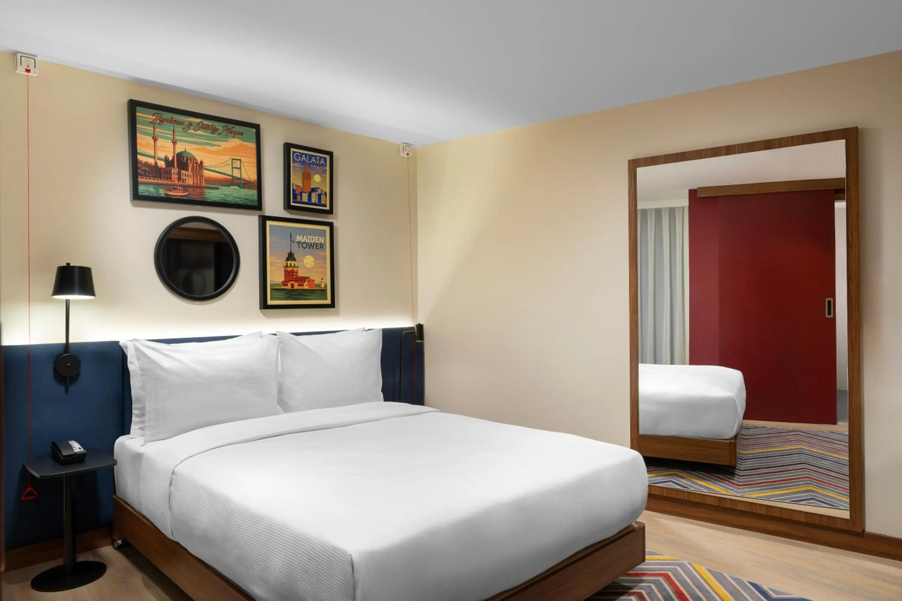 Bed in Hampton By Hilton Istanbul Sisli