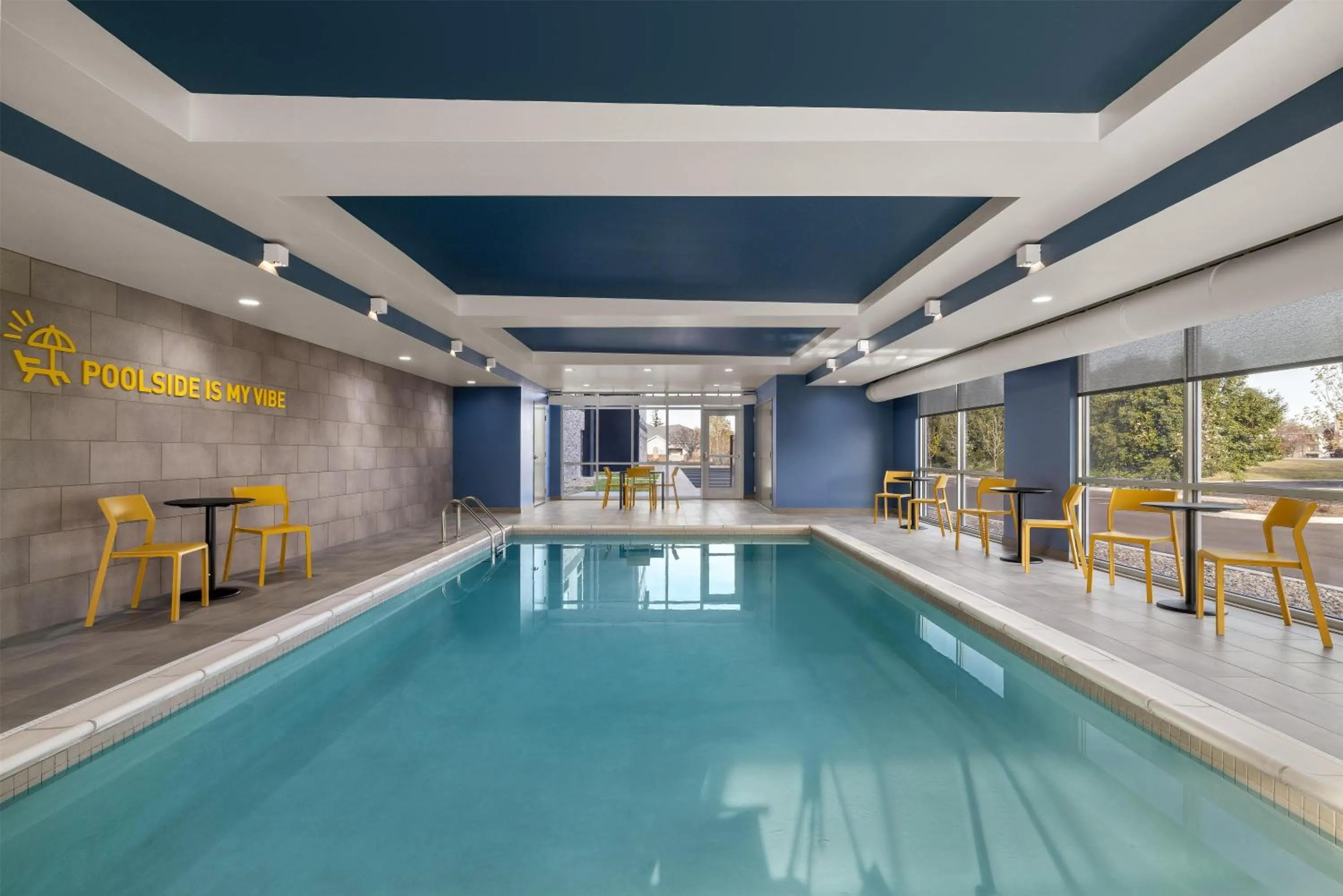 Pool view in Home2 Suites By Hilton Muncie