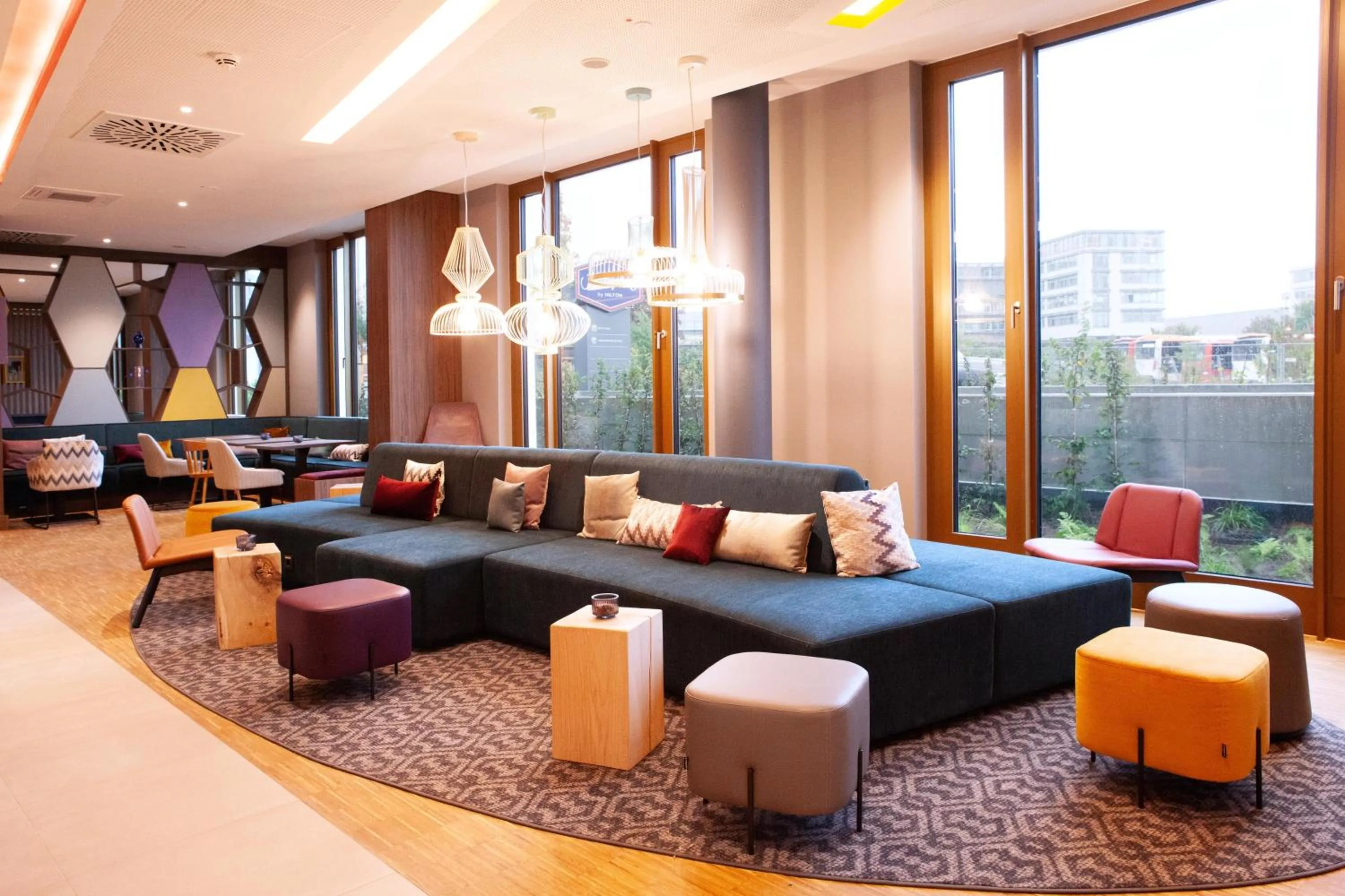 Lobby or reception in Hampton By Hilton Stuttgart Airport