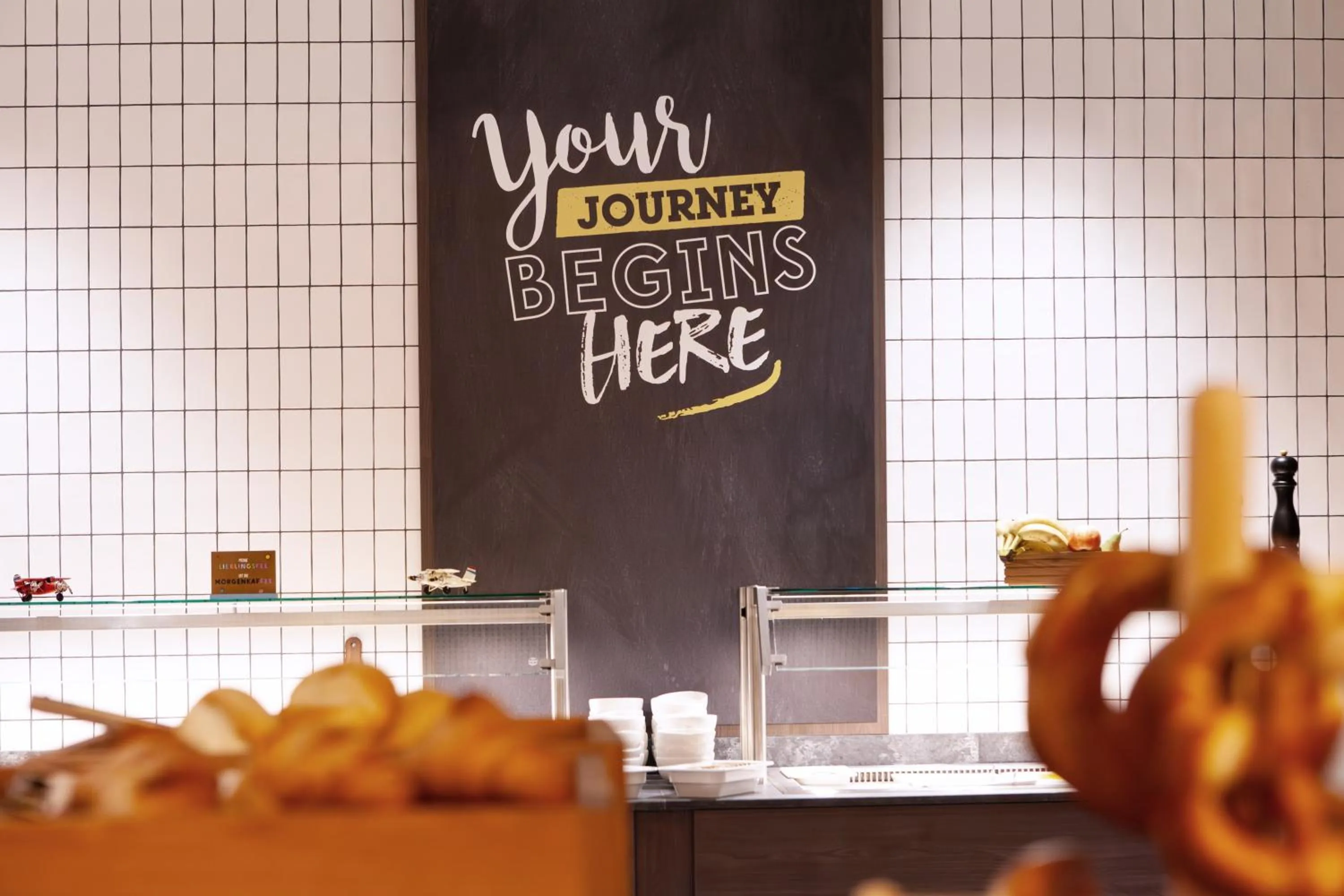 Buffet breakfast in Hampton By Hilton Stuttgart Airport