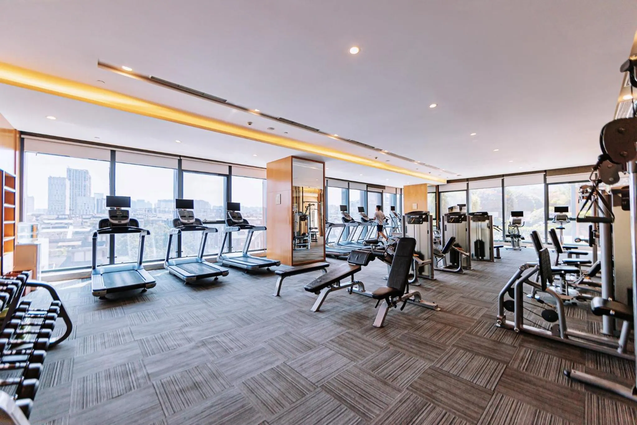 Fitness centre/facilities in Crowne Plaza Yibin by IHG