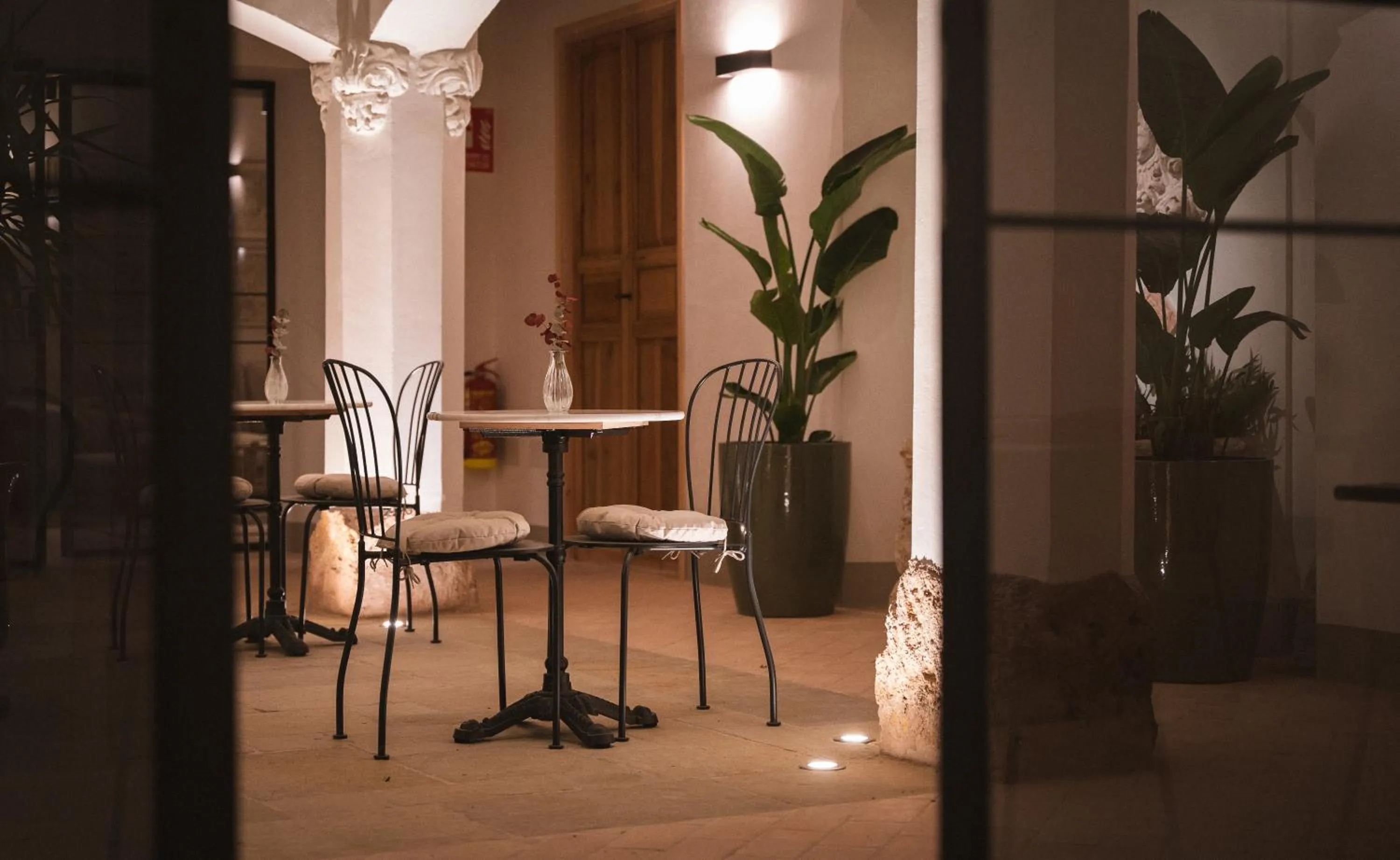 Patio in Hotel Boutique Casona de los Rebolledo