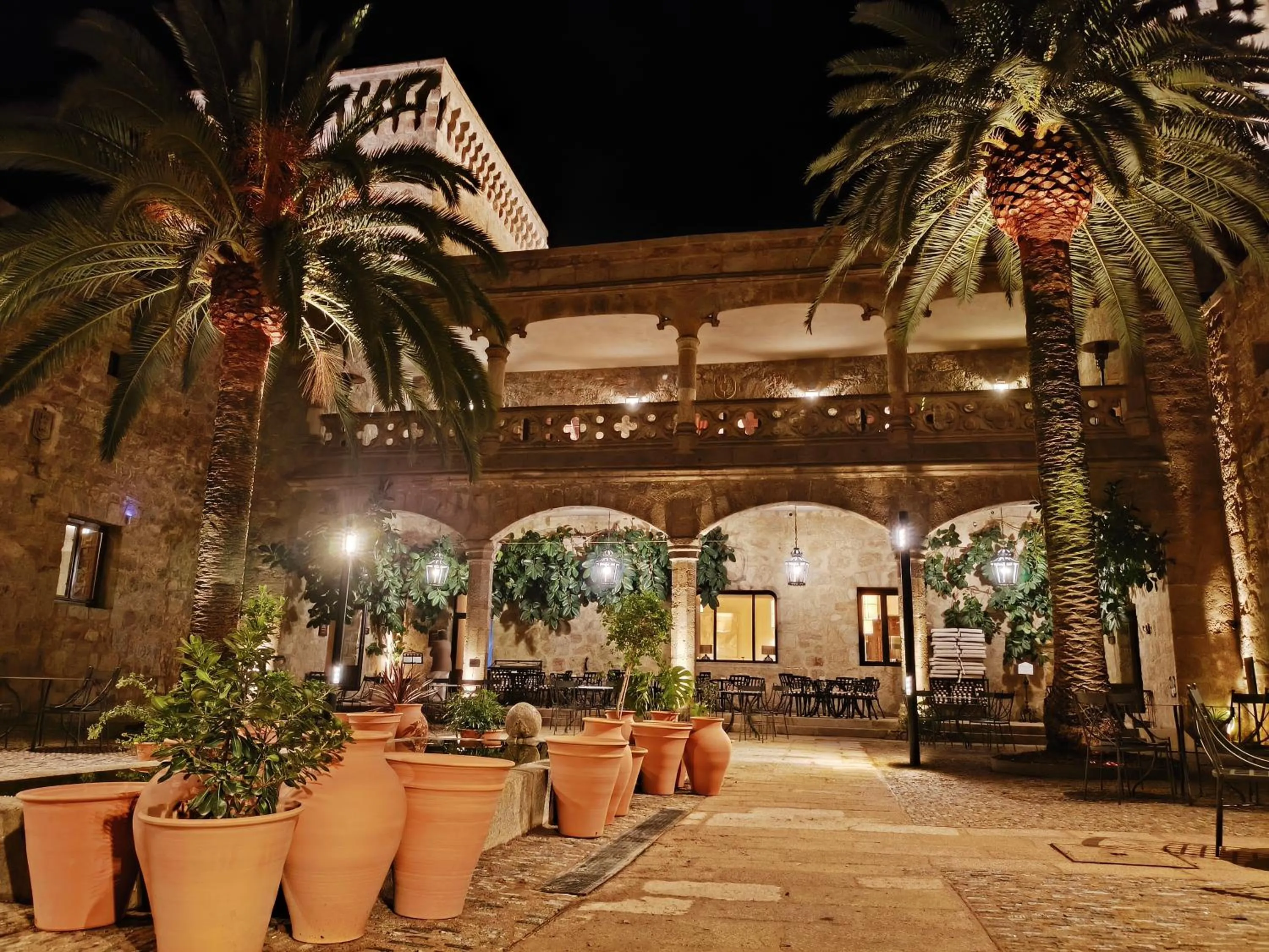 Patio in Parador de Jarandilla de la Vera