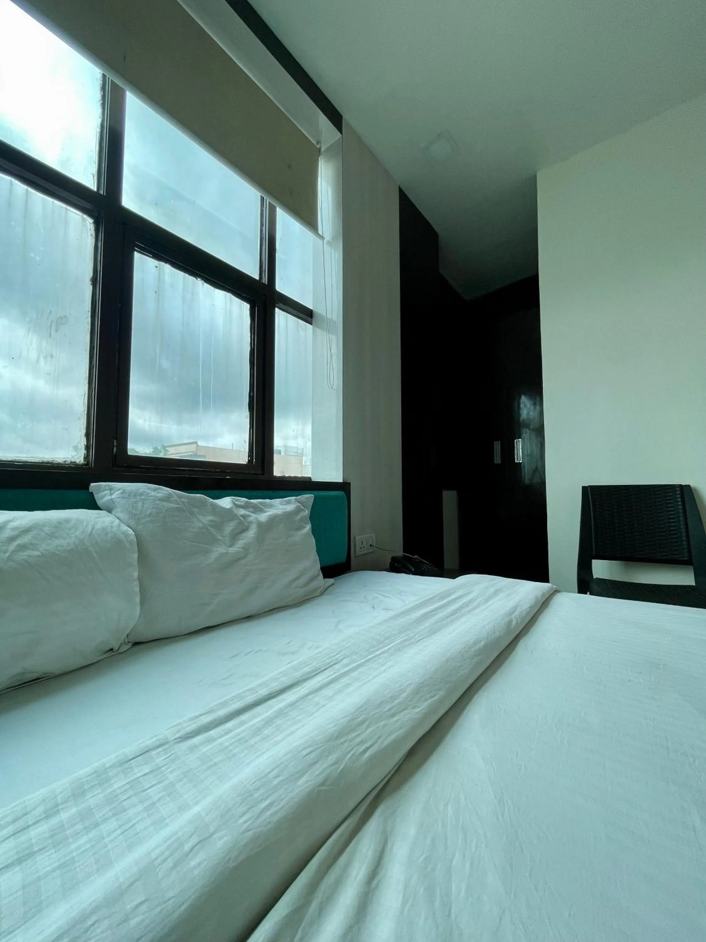 Bed in Hotel Komal Palace Anand Nagar