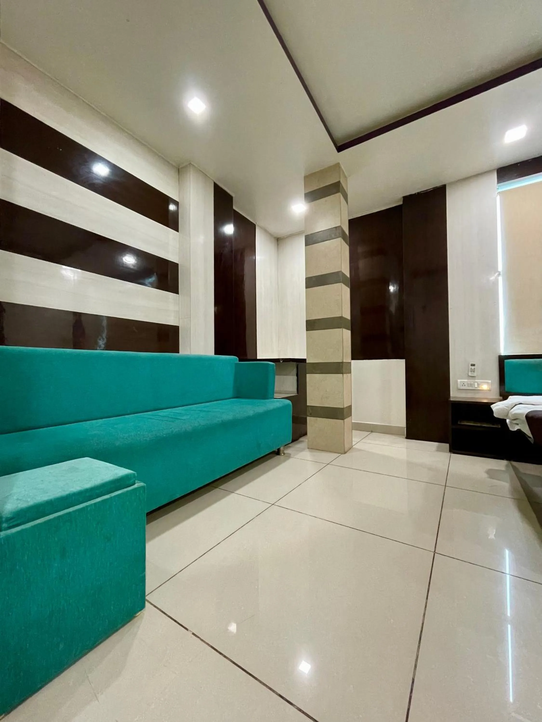 Seating area in Hotel Komal Palace Anand Nagar