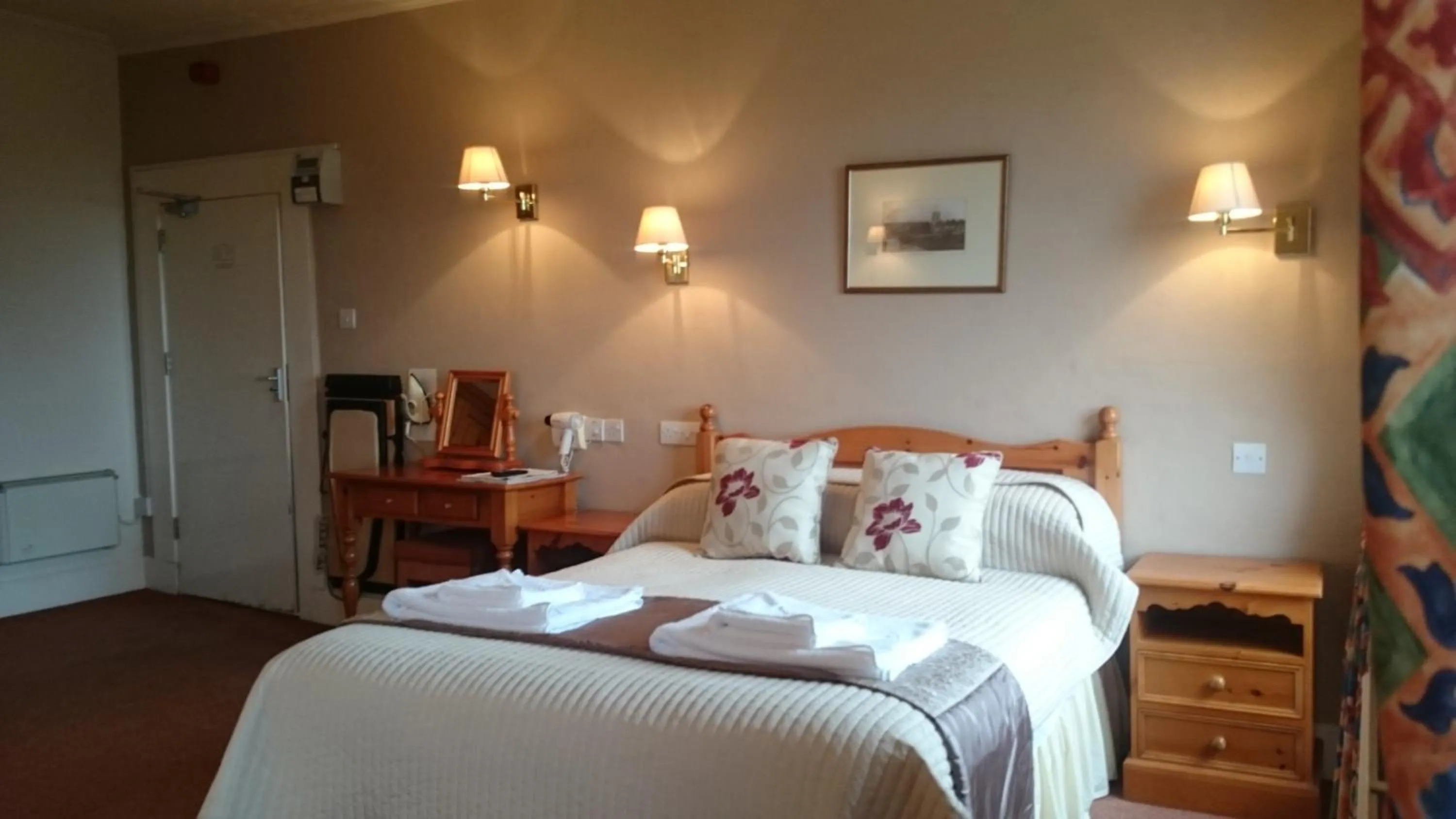 Bed in The Silverdale Hotel