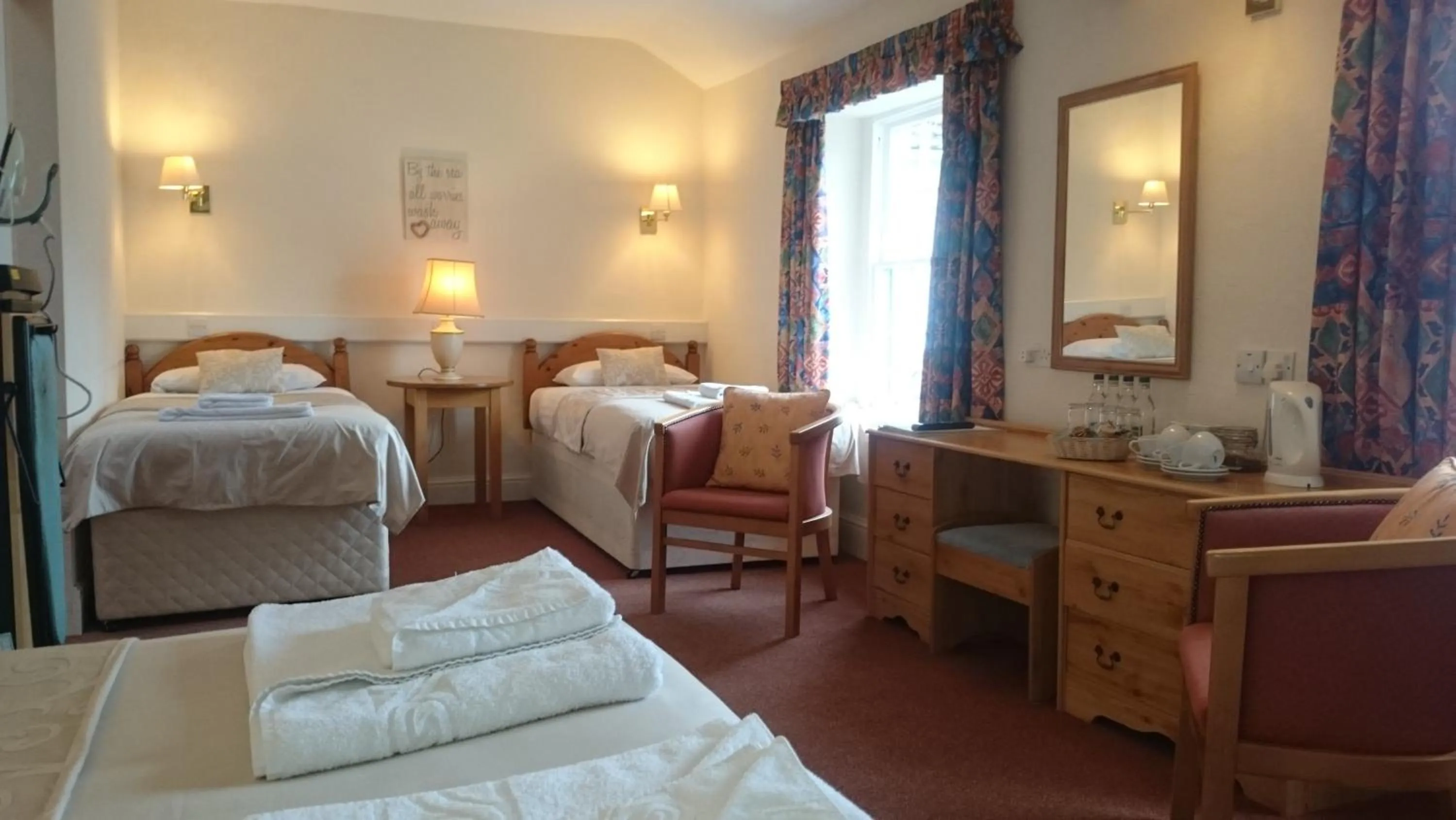 Bed in The Silverdale Hotel