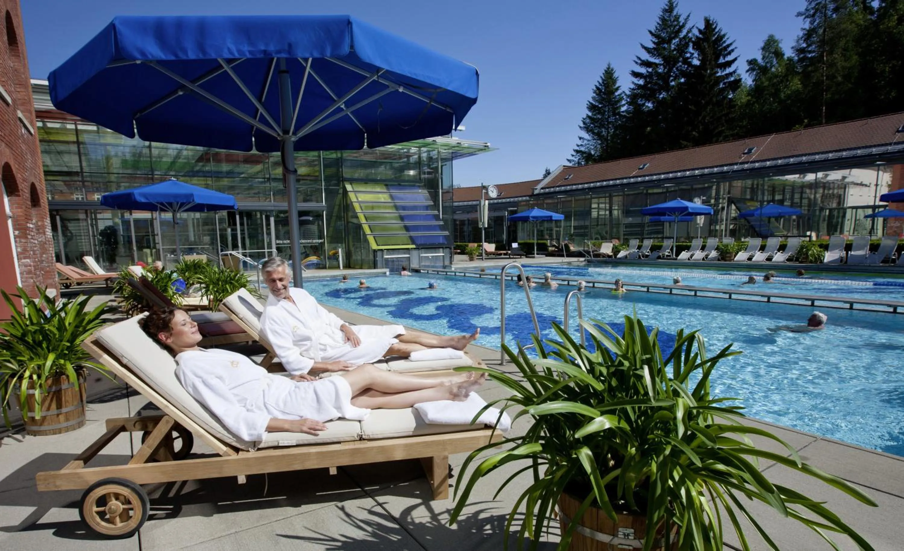 Spa and wellness centre/facilities in Hotel König Albert