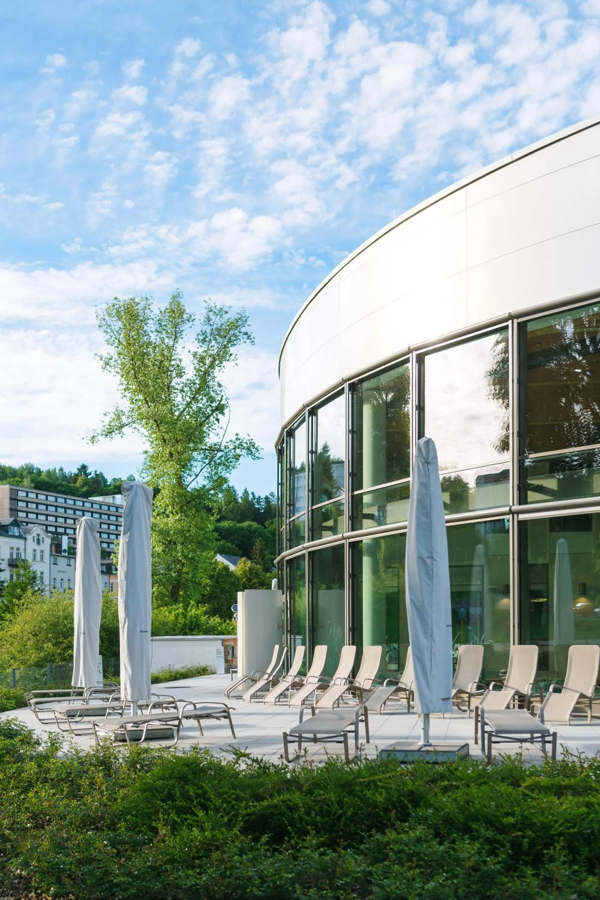 Hot Spring Bath in Hotel König Albert