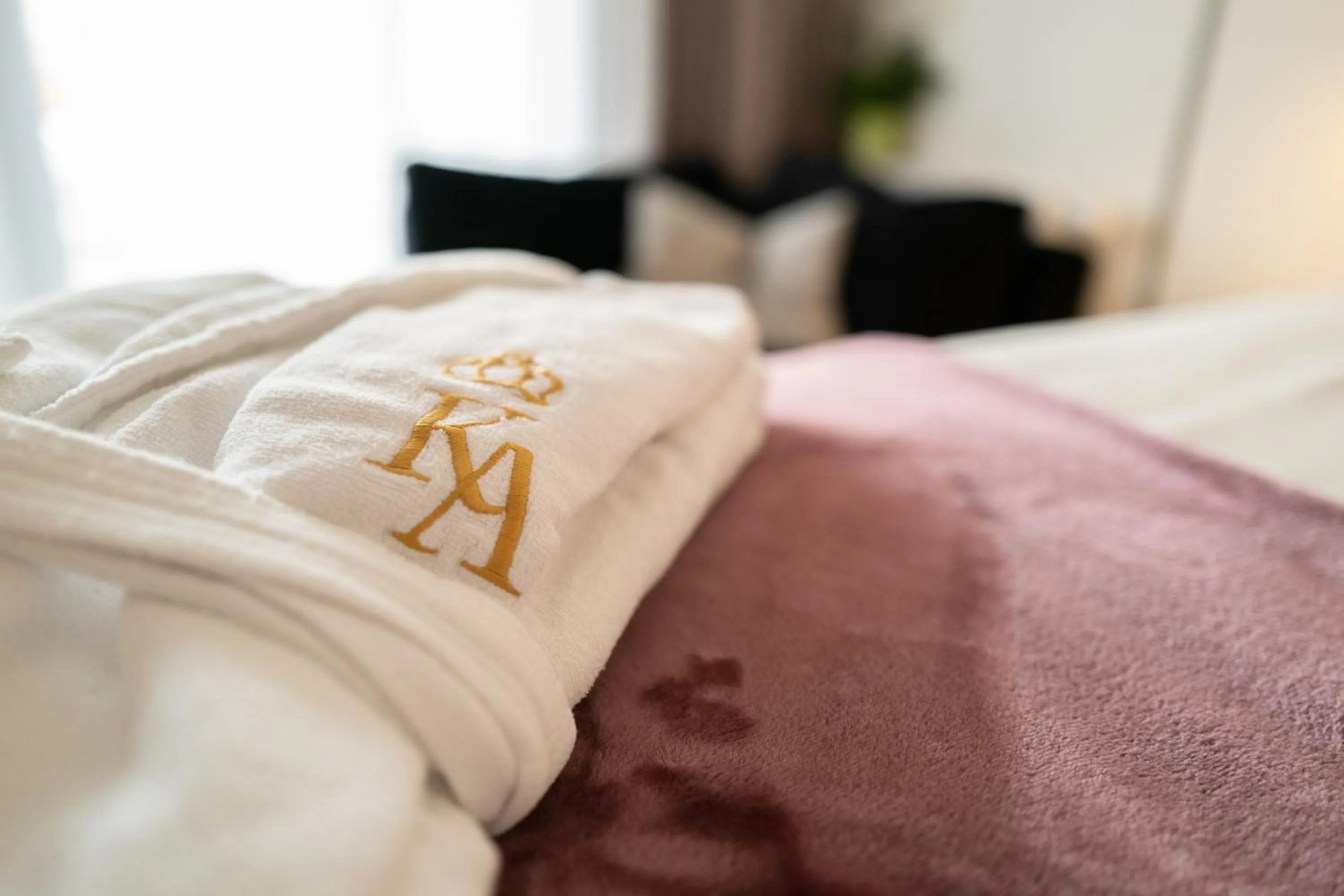 Decorative detail, Bed in Hotel König Albert