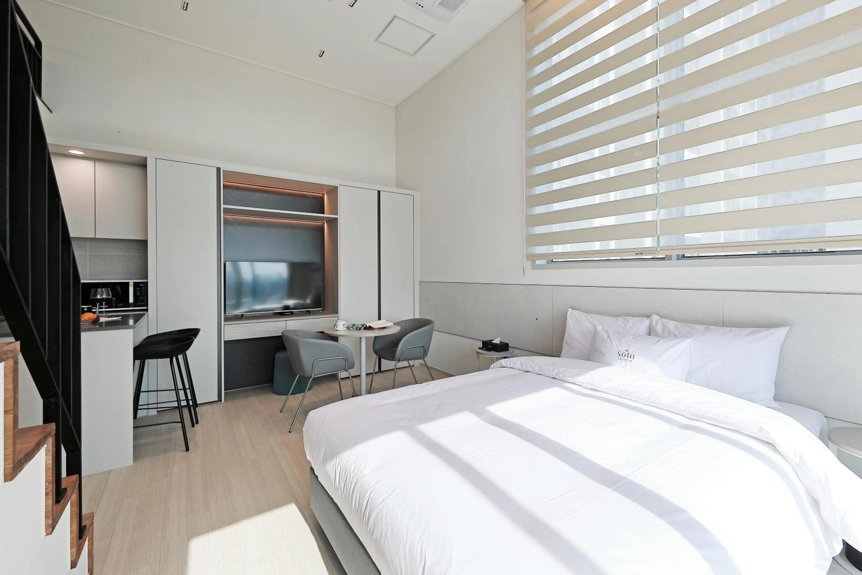 Bed in Sota Suite Pyeongtaek Godeok branch