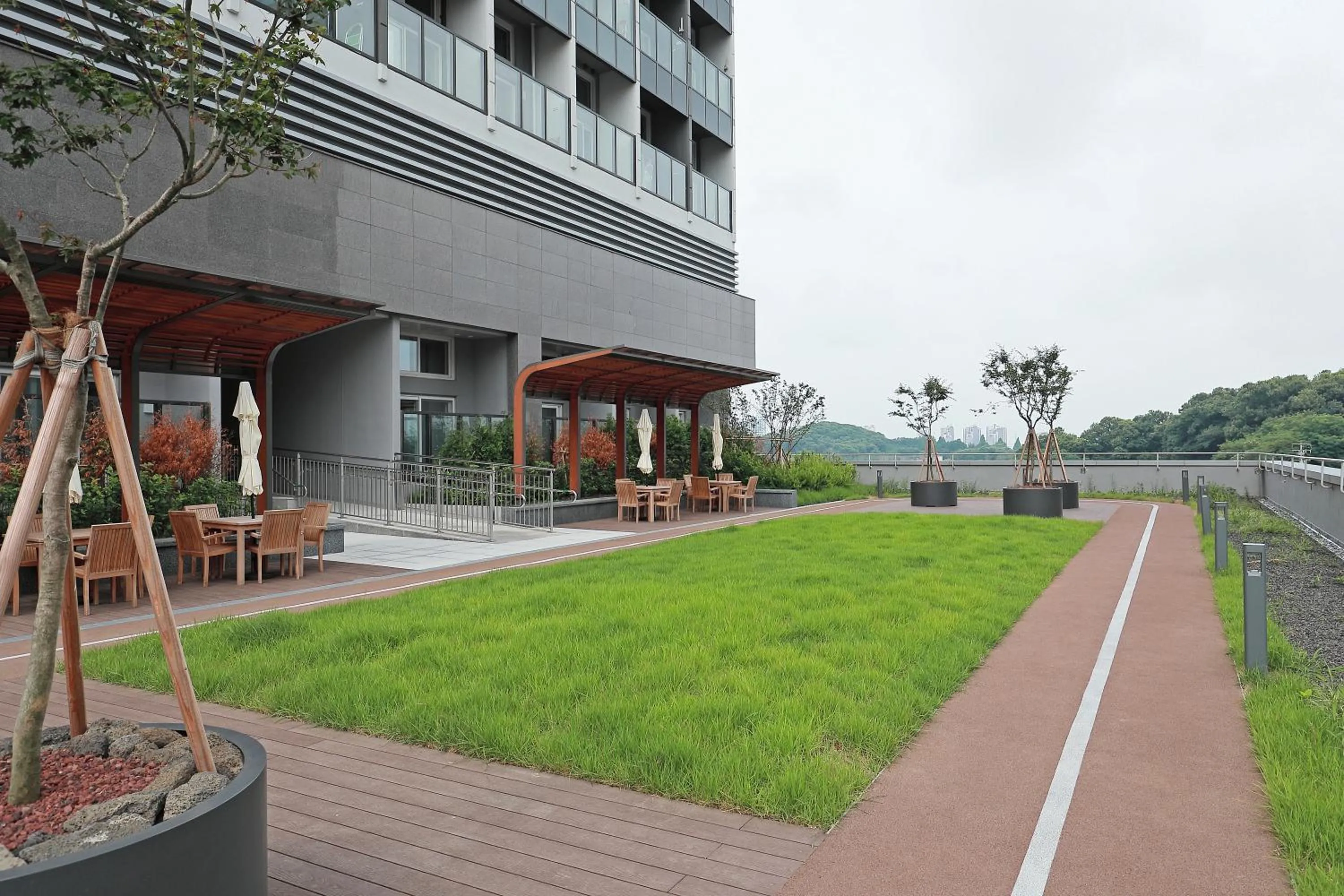 Balcony/Terrace in Sota Suite Pyeongtaek Godeok branch