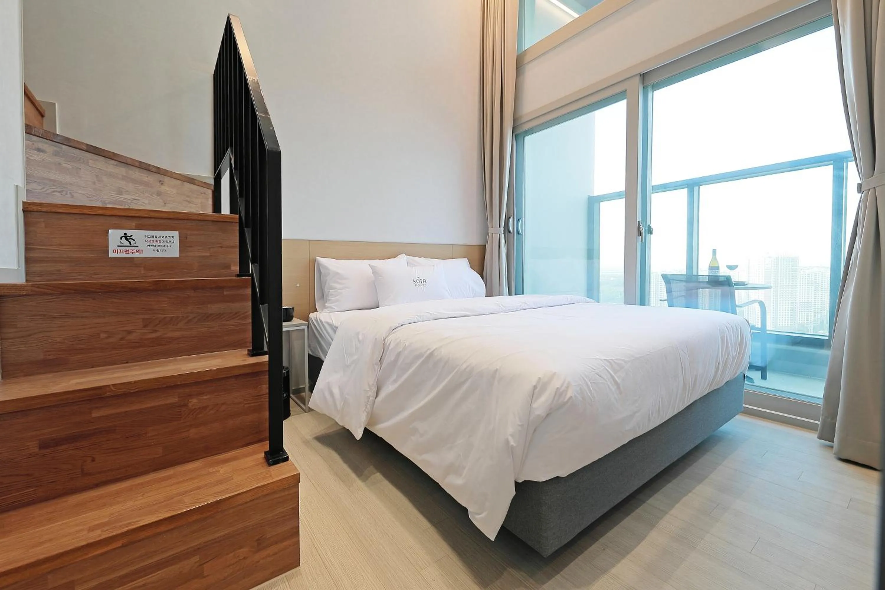 Bed in Sota Suite Pyeongtaek Godeok branch