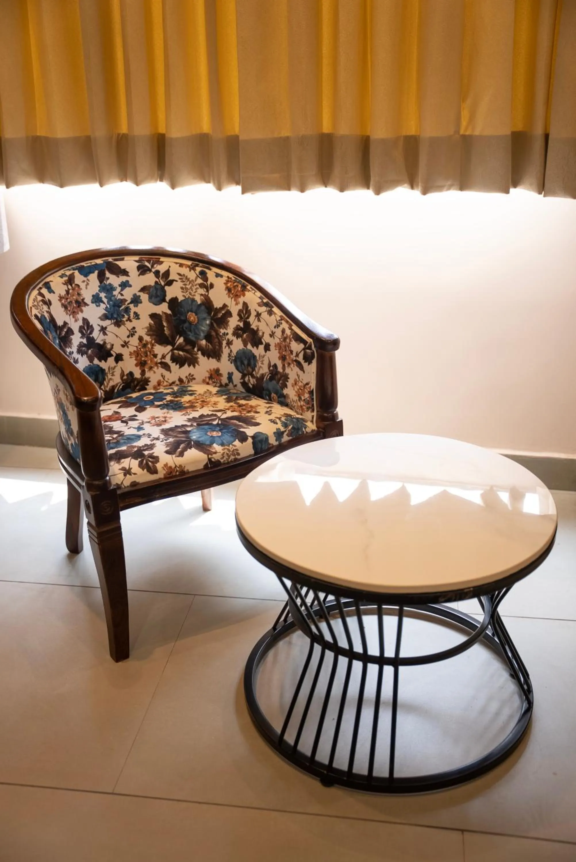Seating area in The White Roots Hotel
