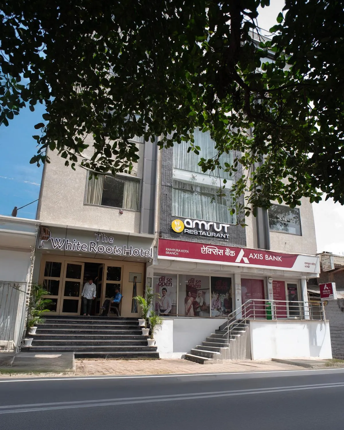 Property building in The White Roots Hotel