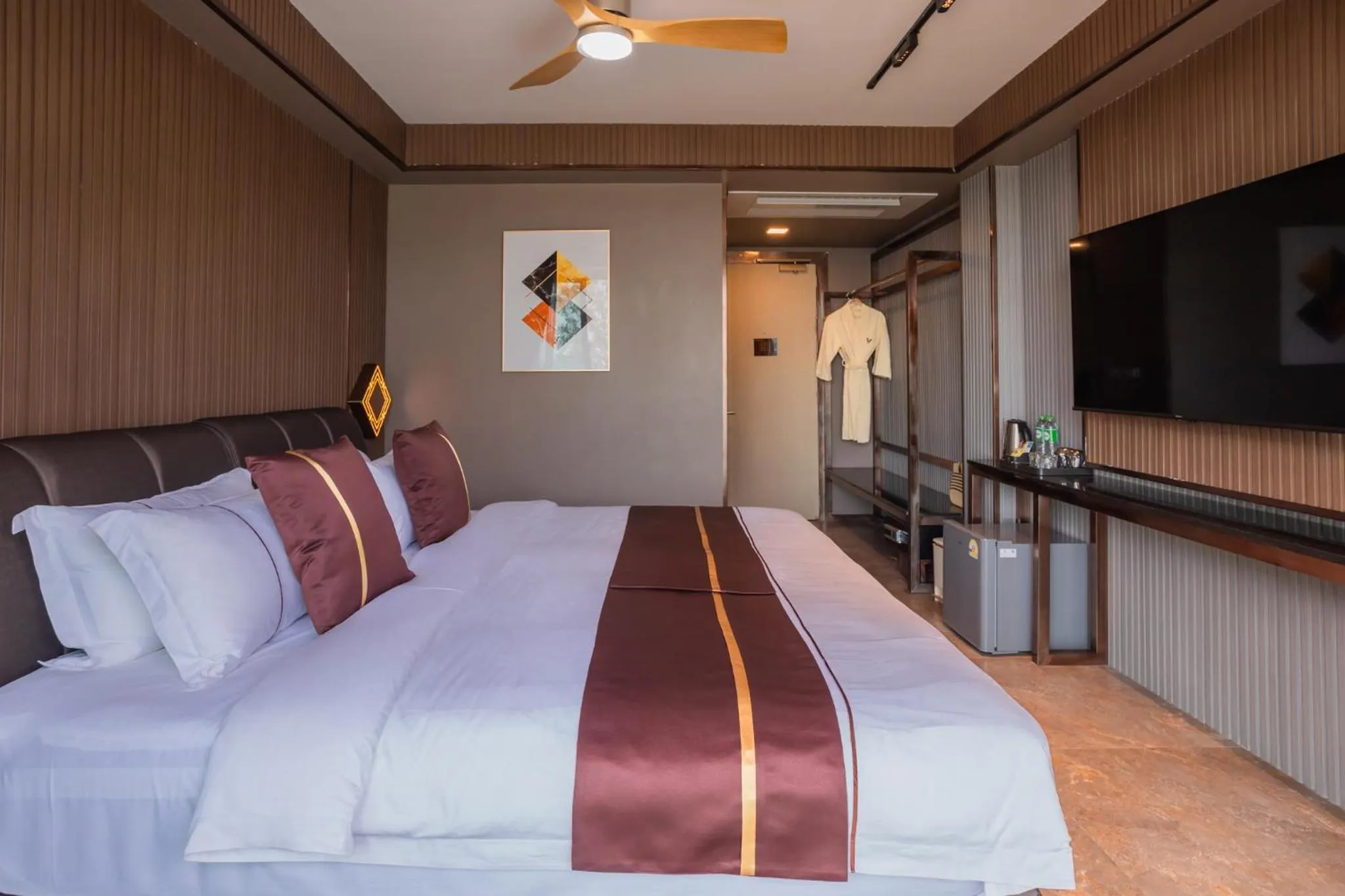 TV and multimedia, Bed in Syama V Beachfront Resort Ao Nang Krabi, Aspira Collection - Adults Only