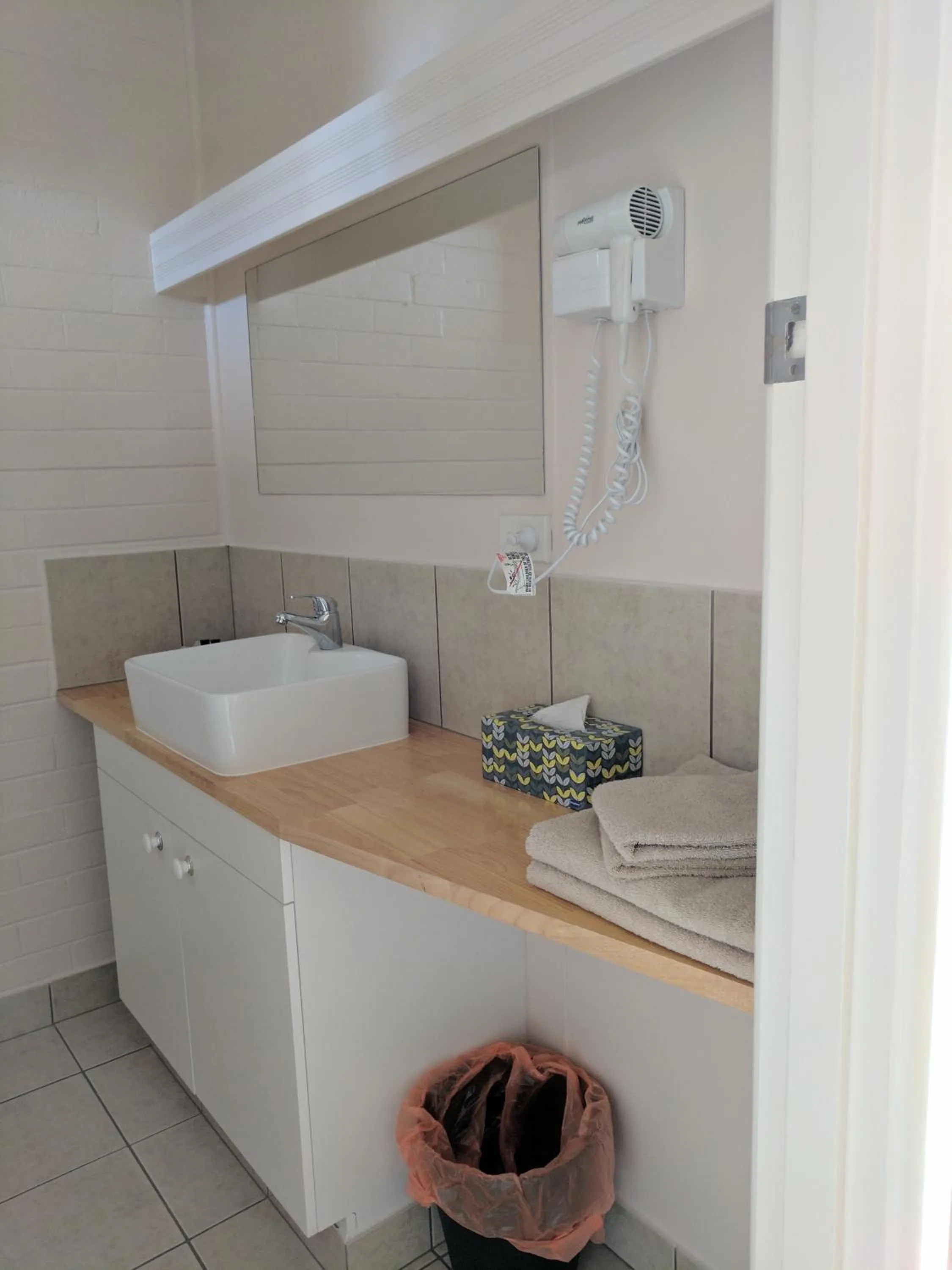 Bathroom in Lake Bolac Motel