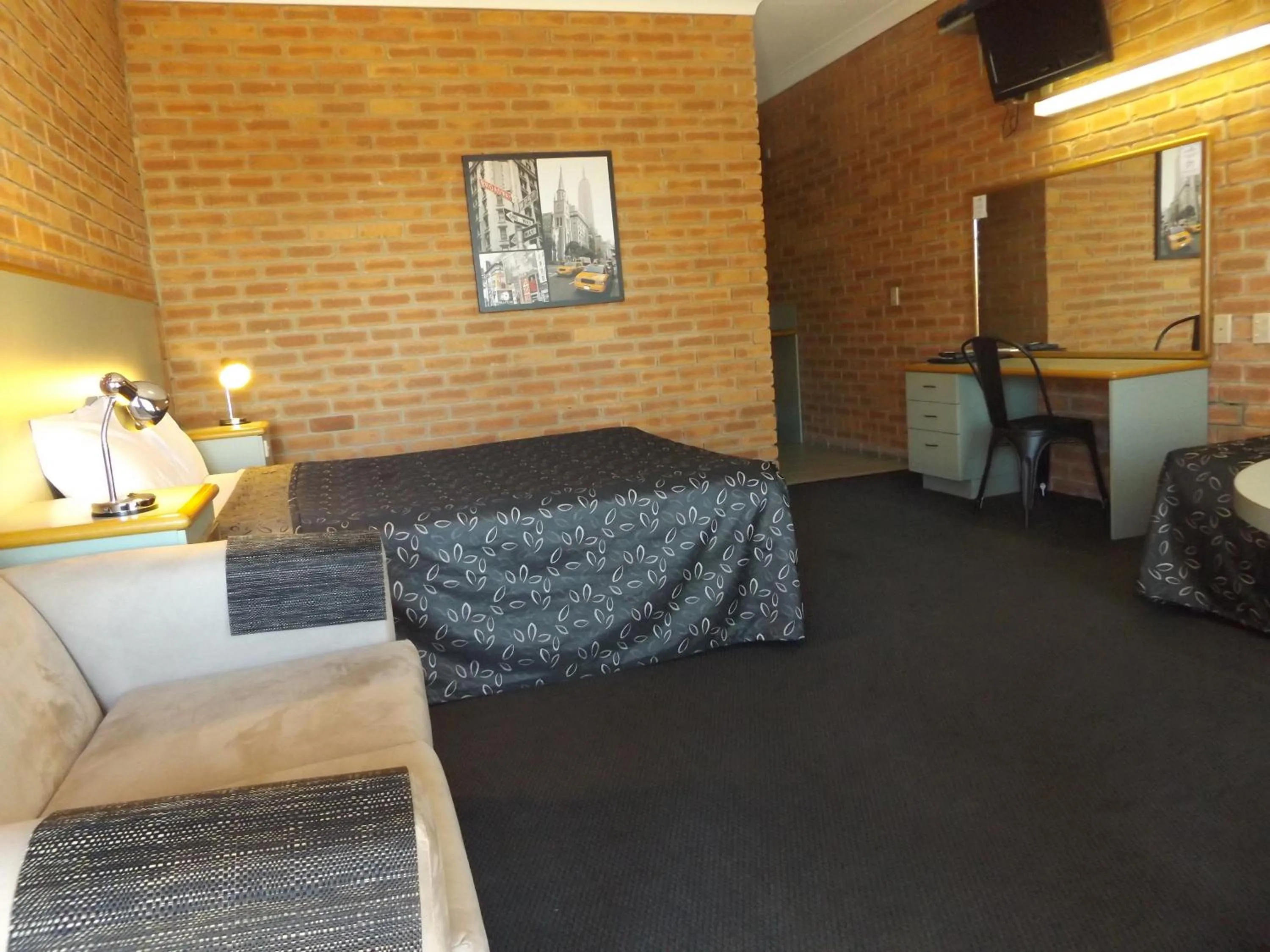 Bedroom, Bed in Mulwala Paradise Palms Motel