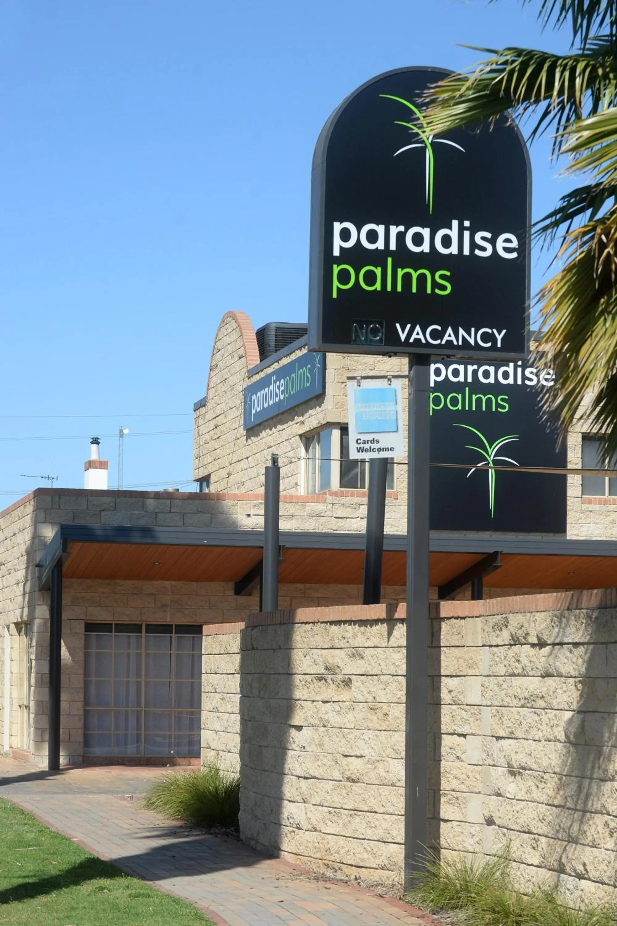 Property logo or sign, Property Building in Mulwala Paradise Palms Motel