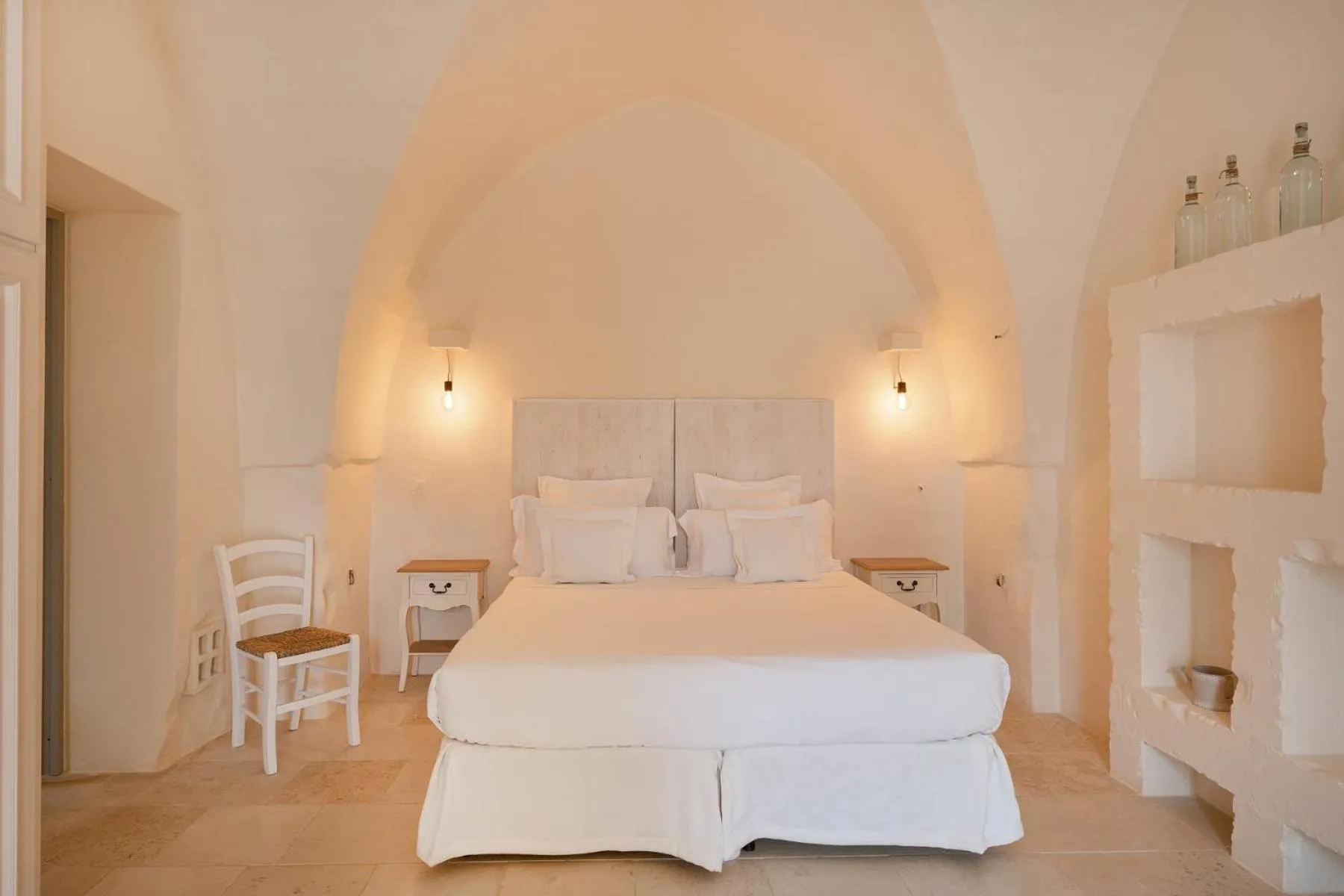 Bed in Masseria Le Carrube