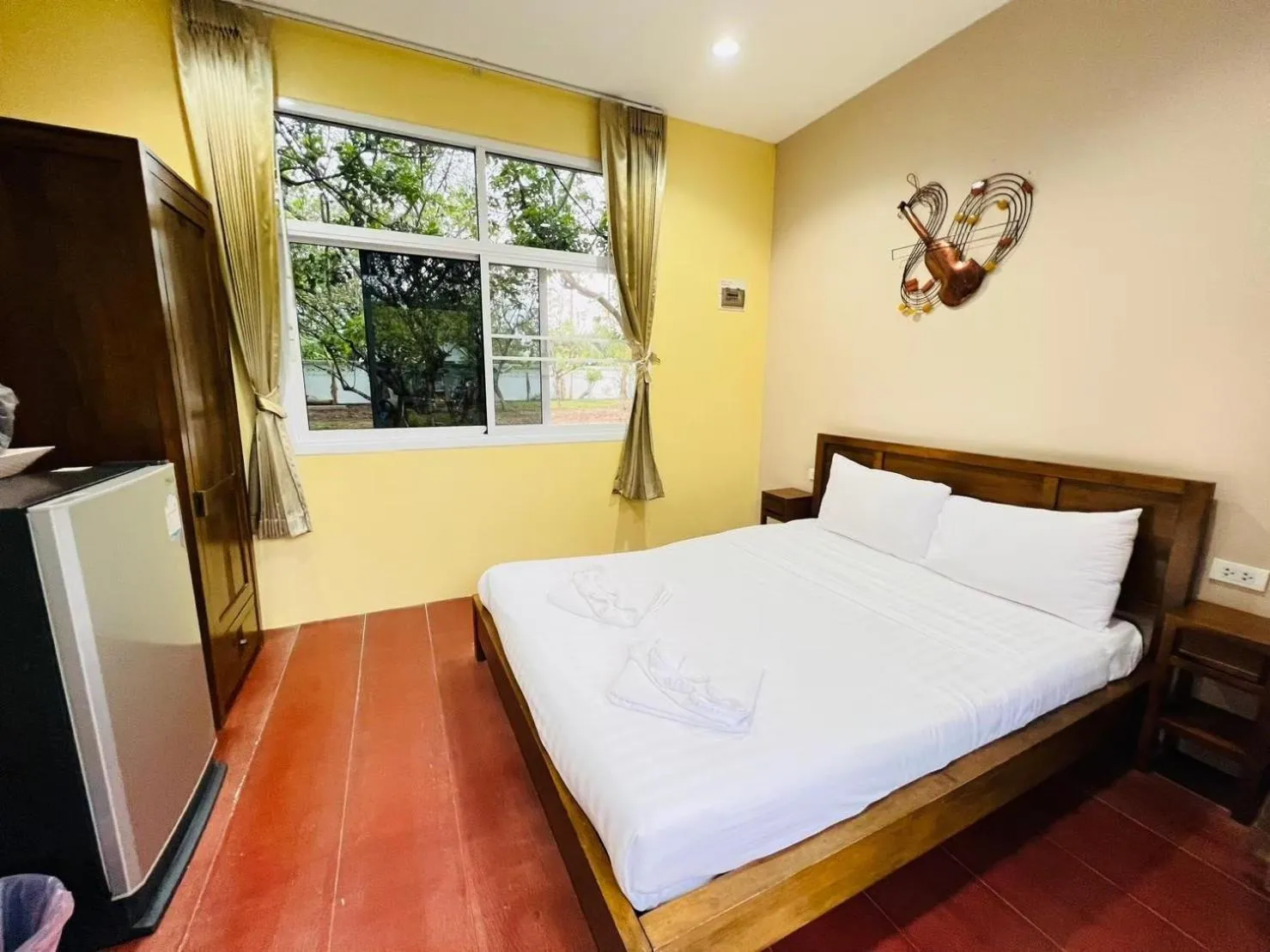 Bedroom, Bed in Baan Suan Khun Yaiy
