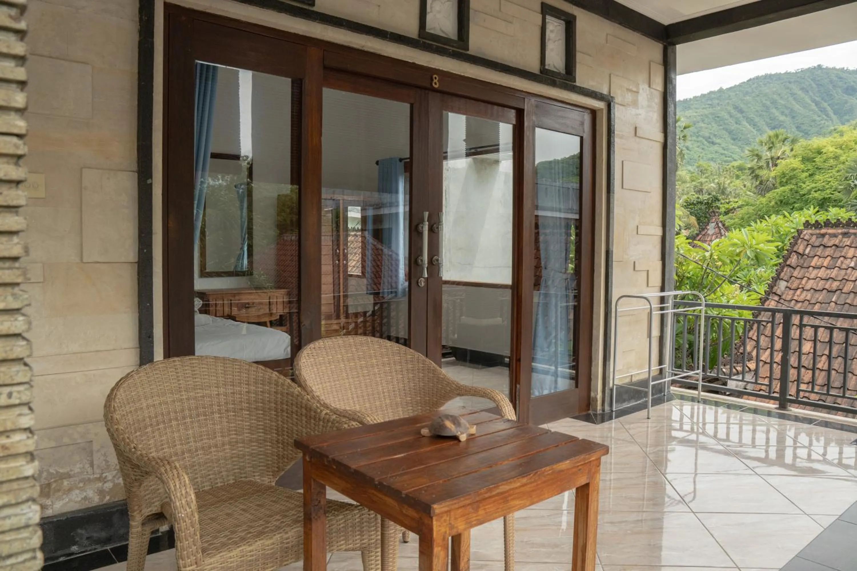 Balcony/Terrace in Pakel's Bali Villas