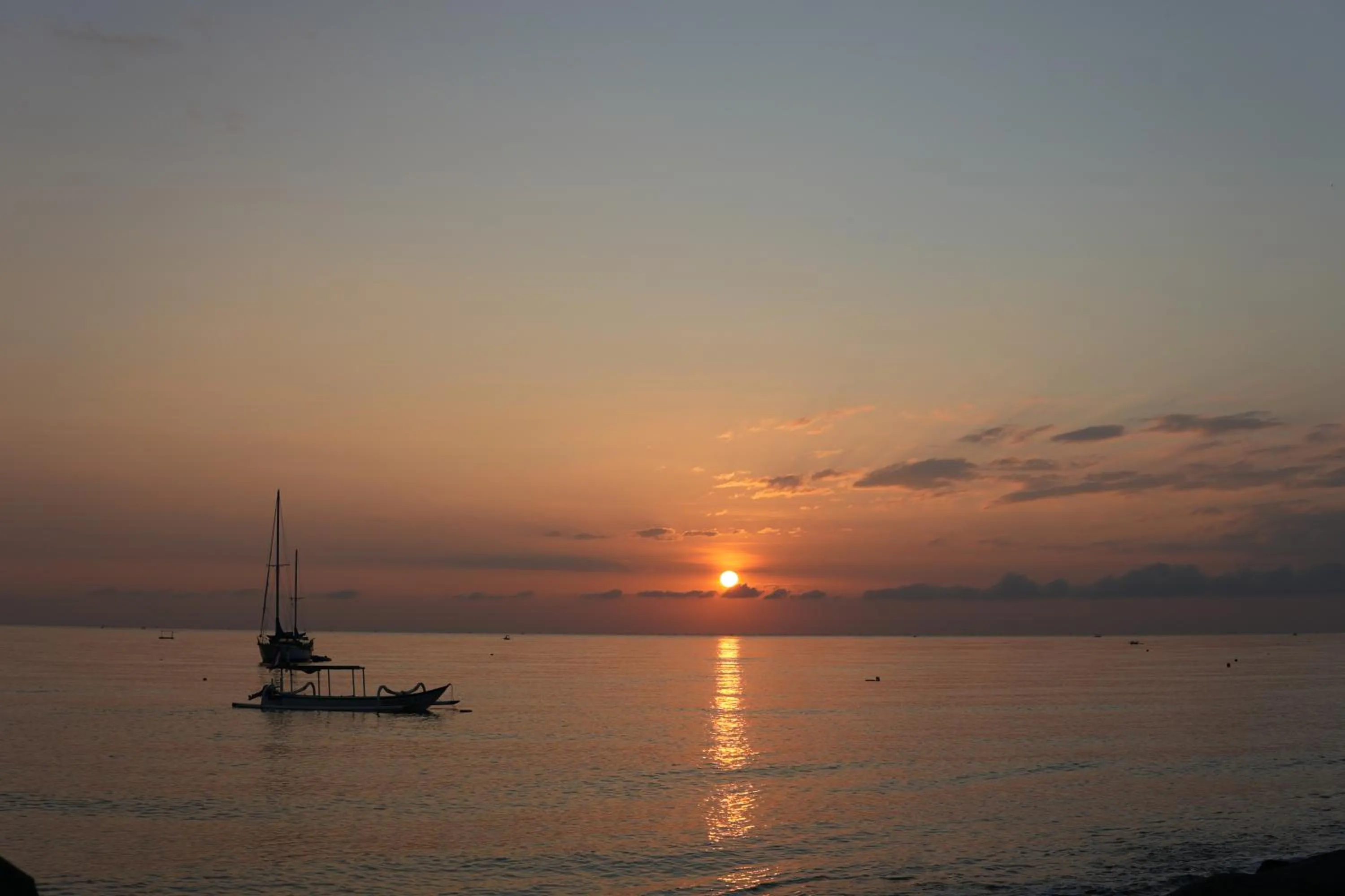 Sunrise in Pakel's Bali Villas