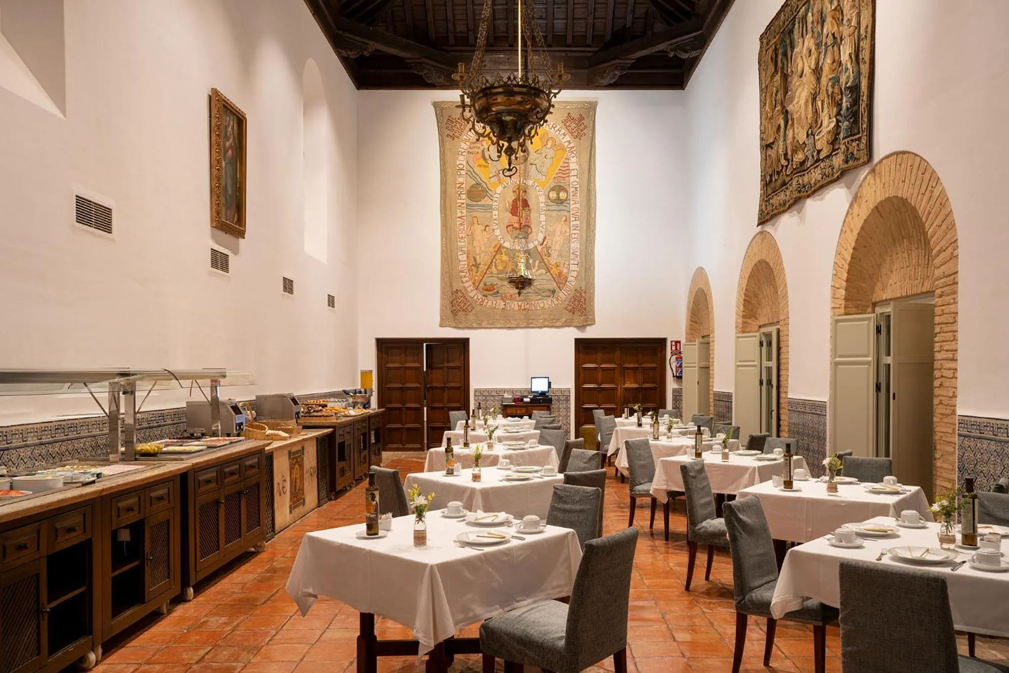 Buffet breakfast in Parador de Almagro