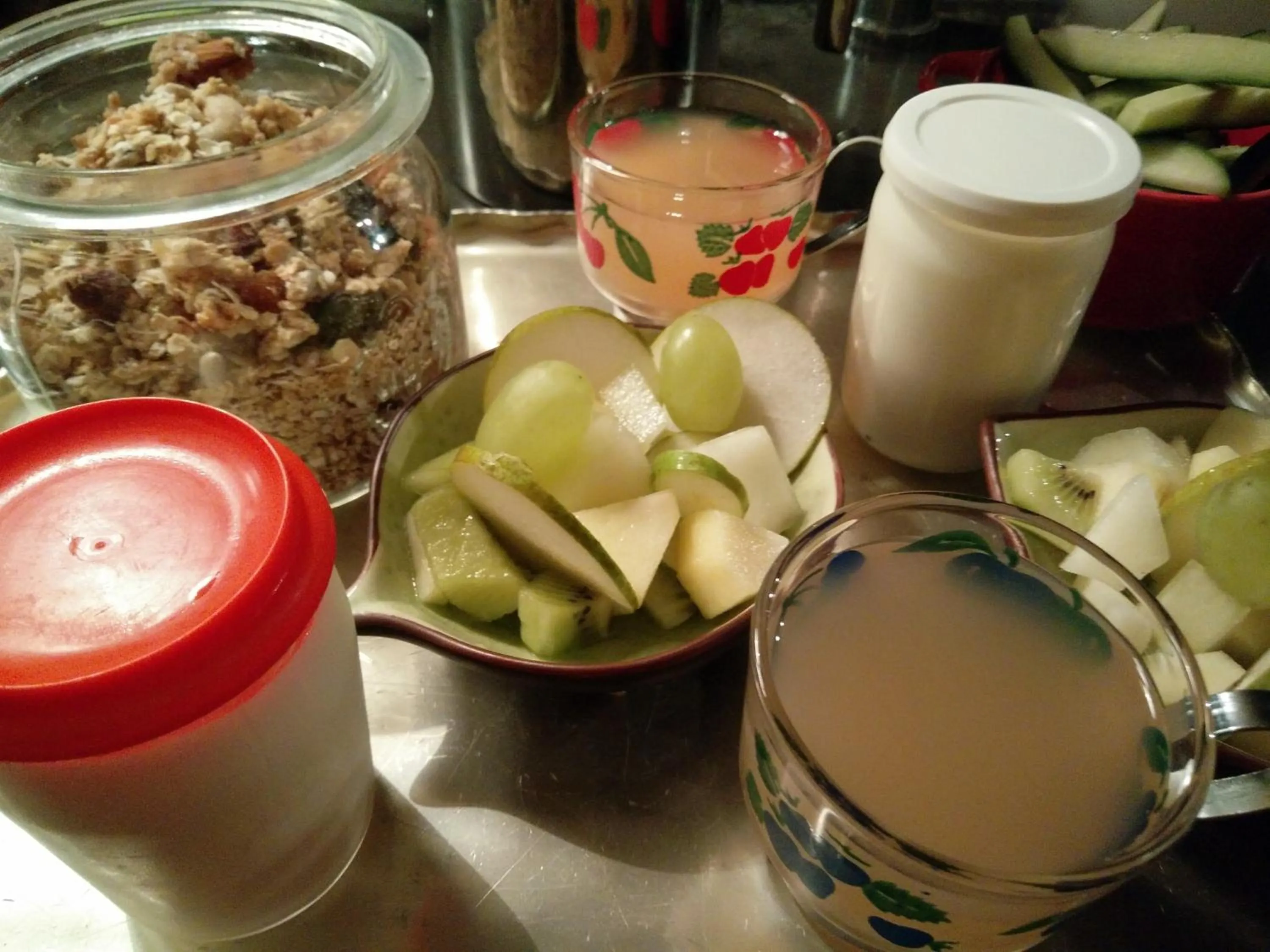 Food close-up in B&B Tspijker