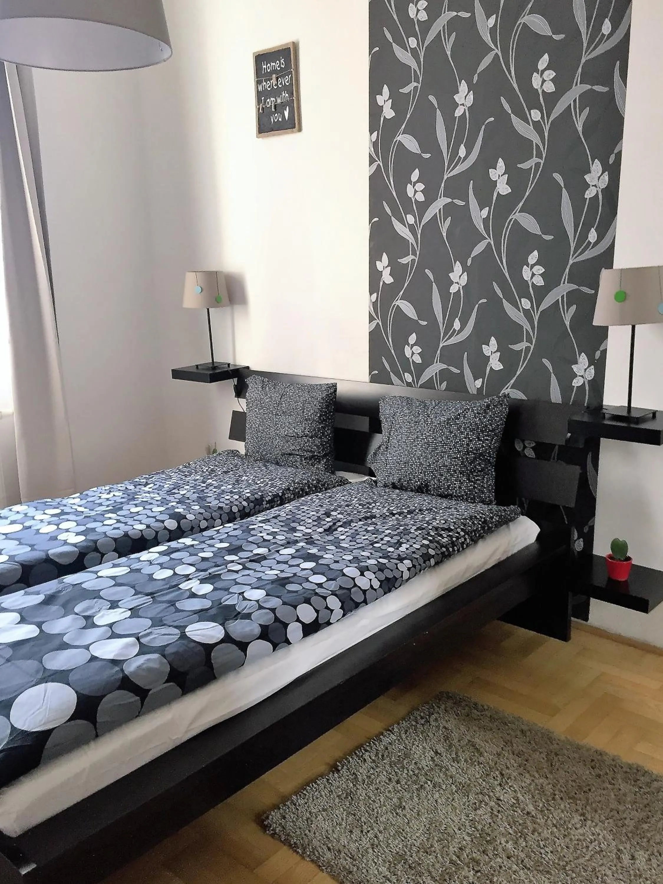 Bedroom, Bed in Gozsdu Apartment