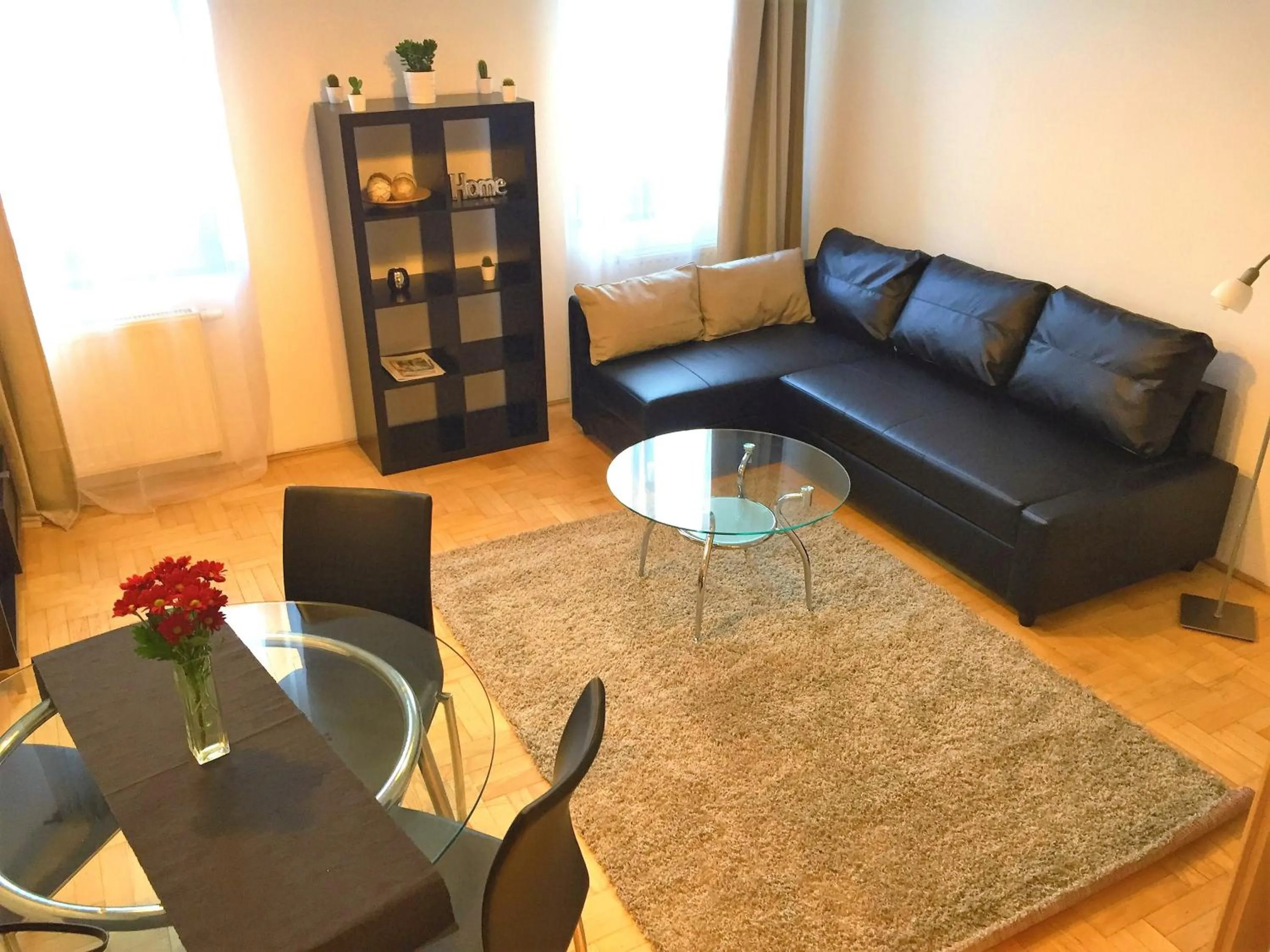 Living room in Gozsdu Apartment