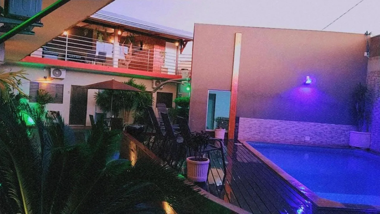 Swimming pool in Pousada Recanto da Morada