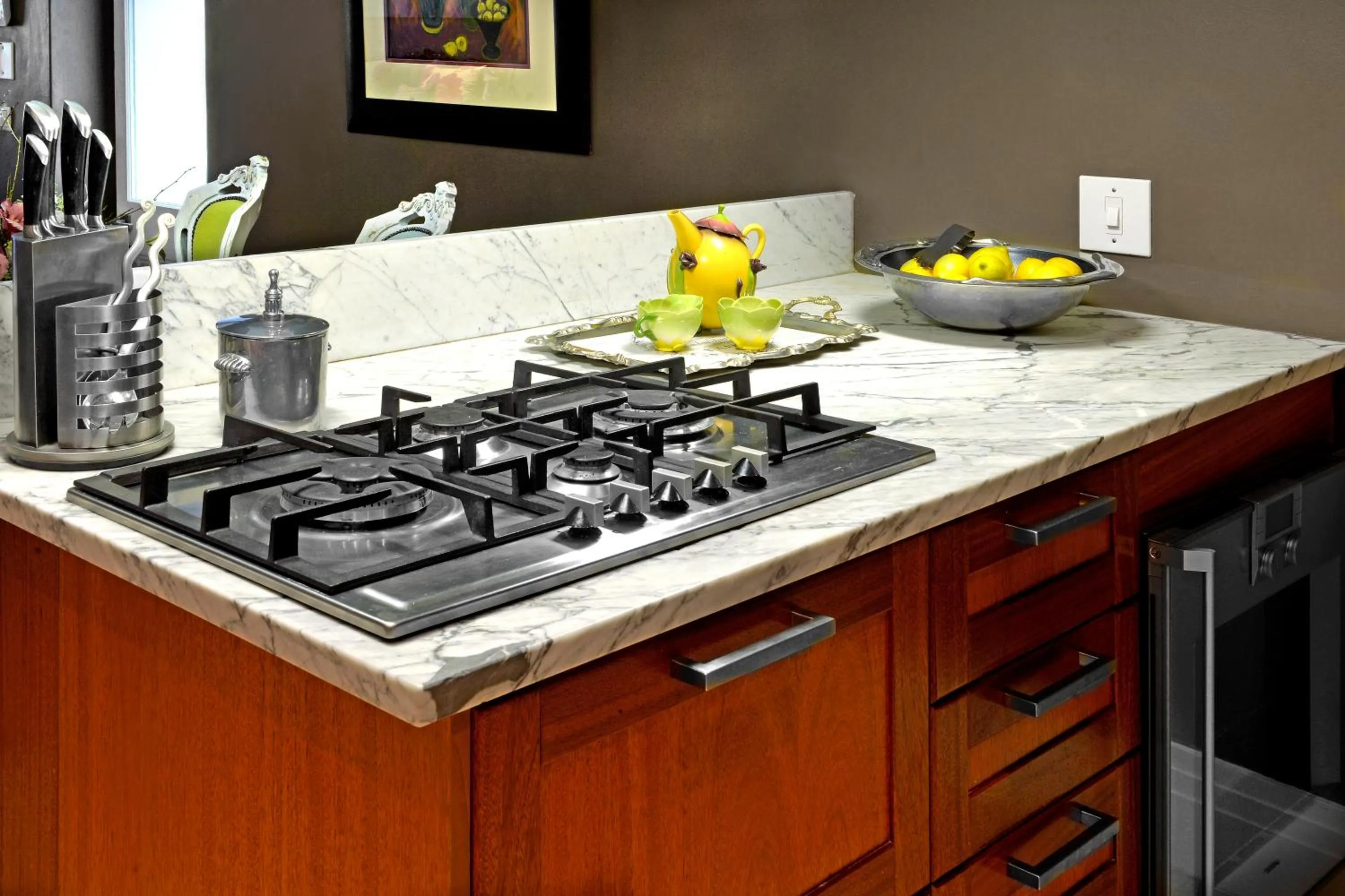 stove in Le Petit Bijou