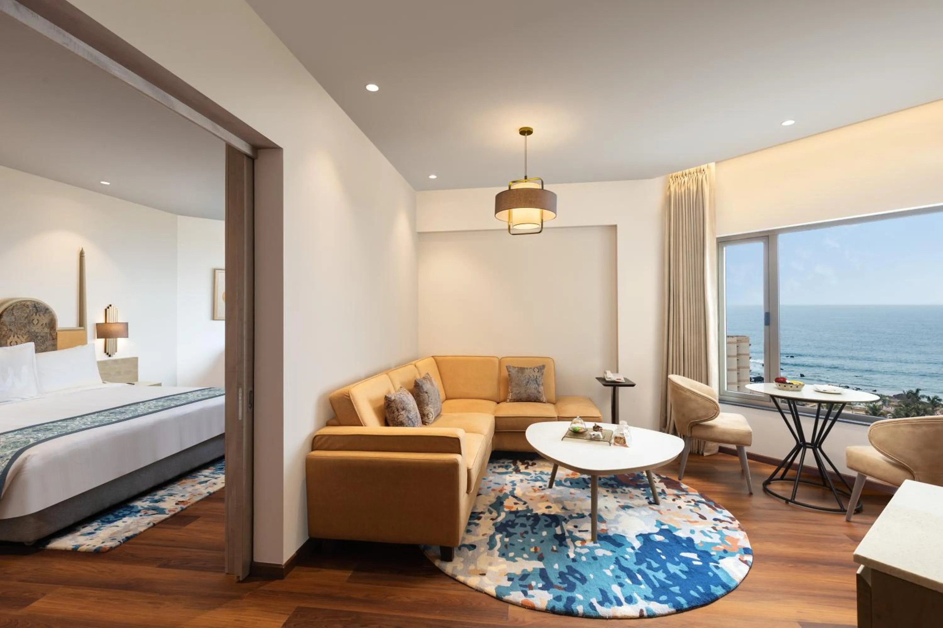 Photo of the whole room, Bed in Welcomhotel by ITC Hotels, Devee Grand Bay, Visakhapatnam