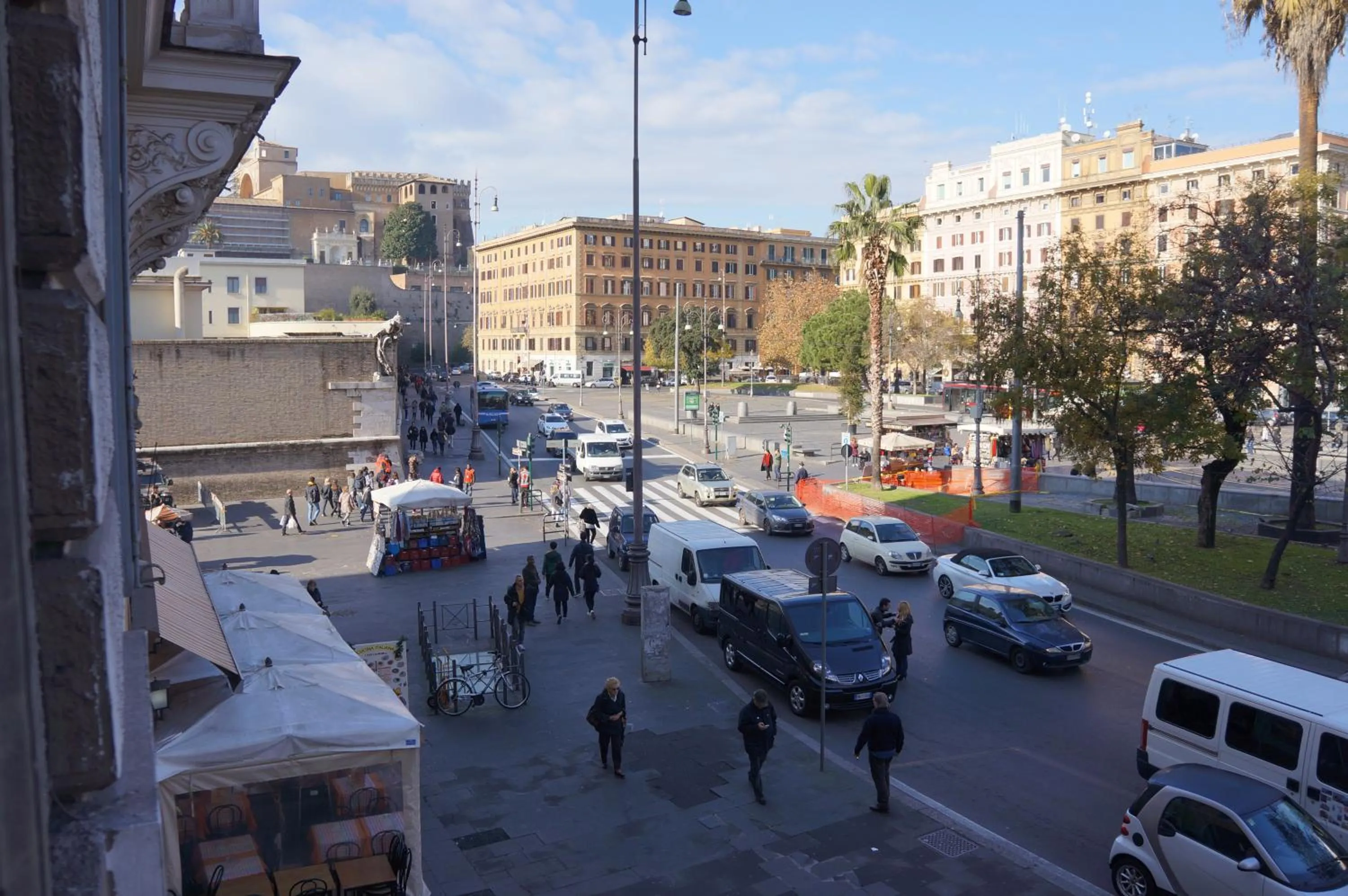 City view in Pope's Suites