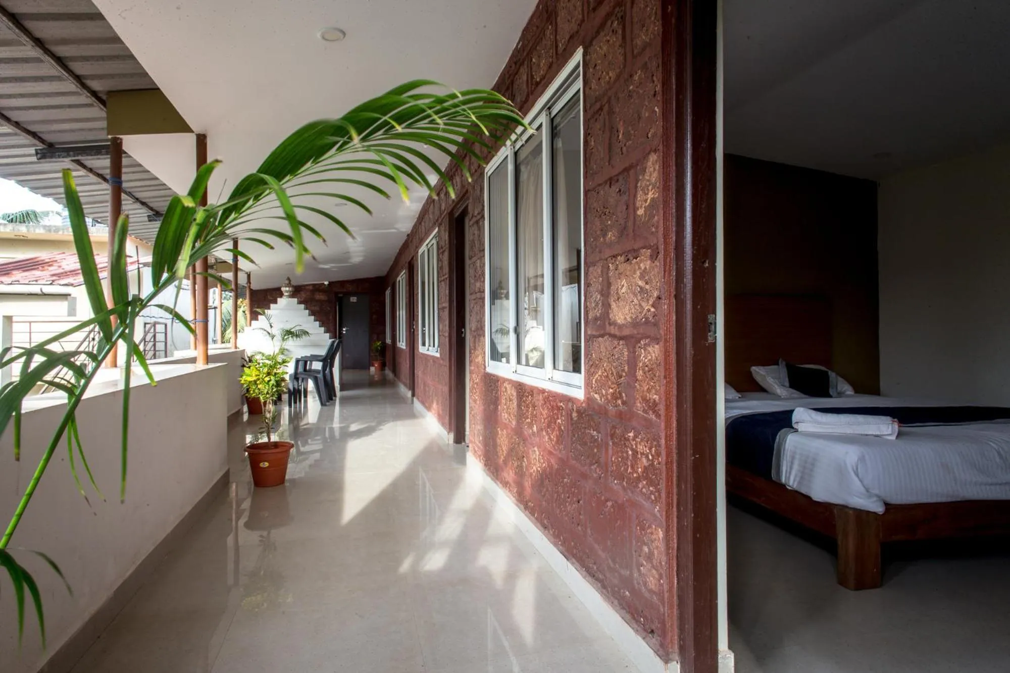 Bed in Kartik Resort